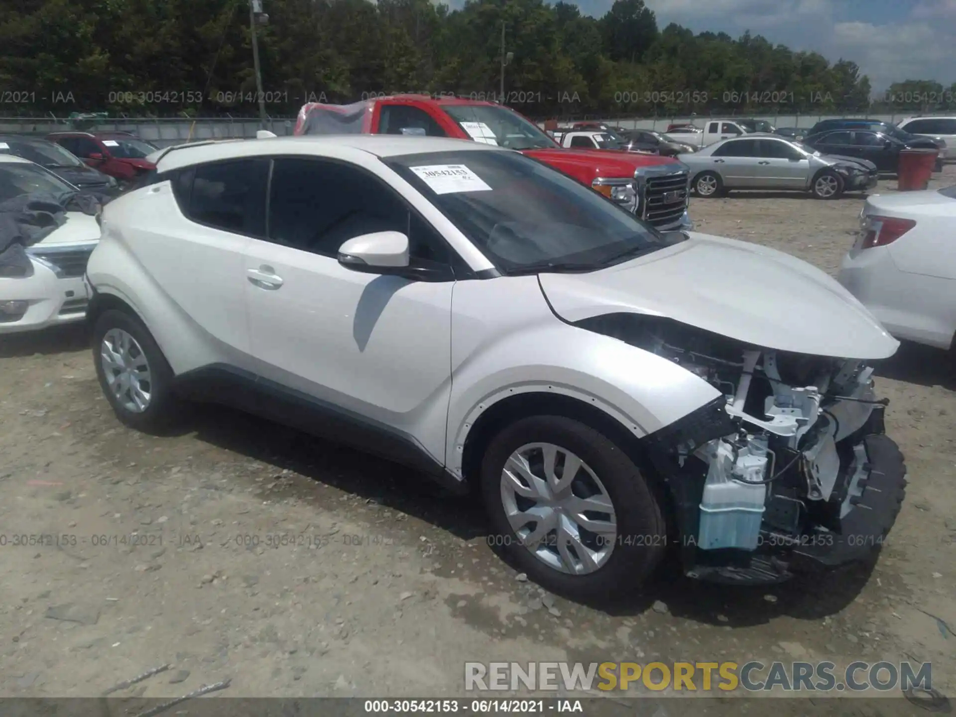 1 Photograph of a damaged car JTNKHMBX6M1106645 TOYOTA C-HR 2021