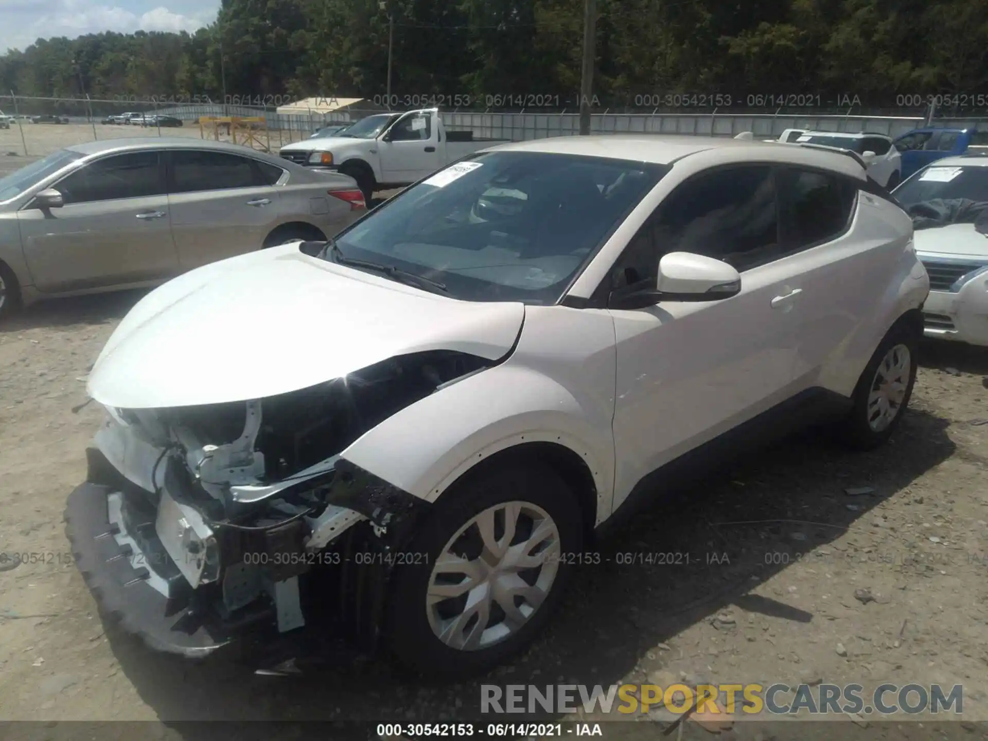 2 Photograph of a damaged car JTNKHMBX6M1106645 TOYOTA C-HR 2021