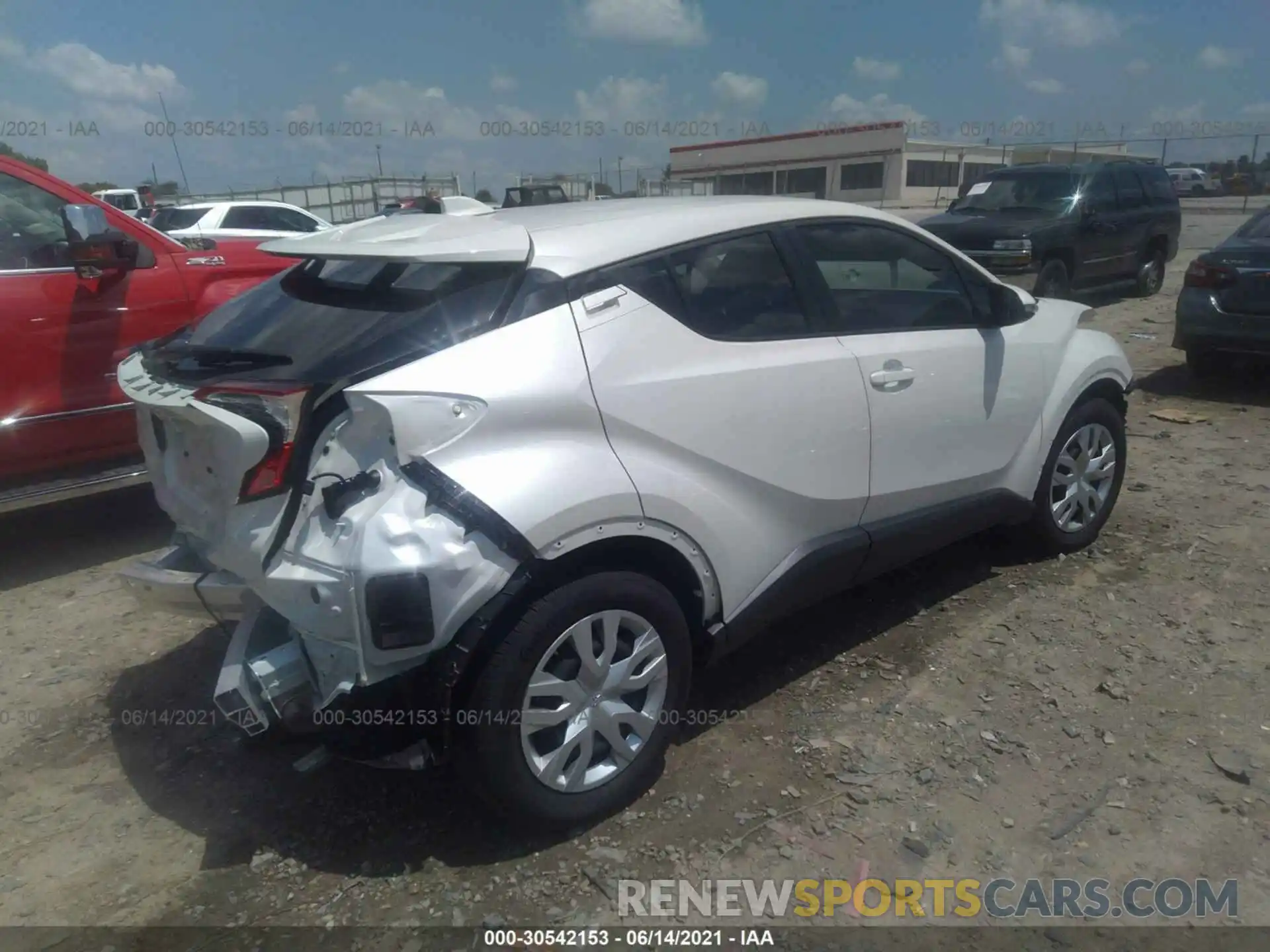 4 Photograph of a damaged car JTNKHMBX6M1106645 TOYOTA C-HR 2021