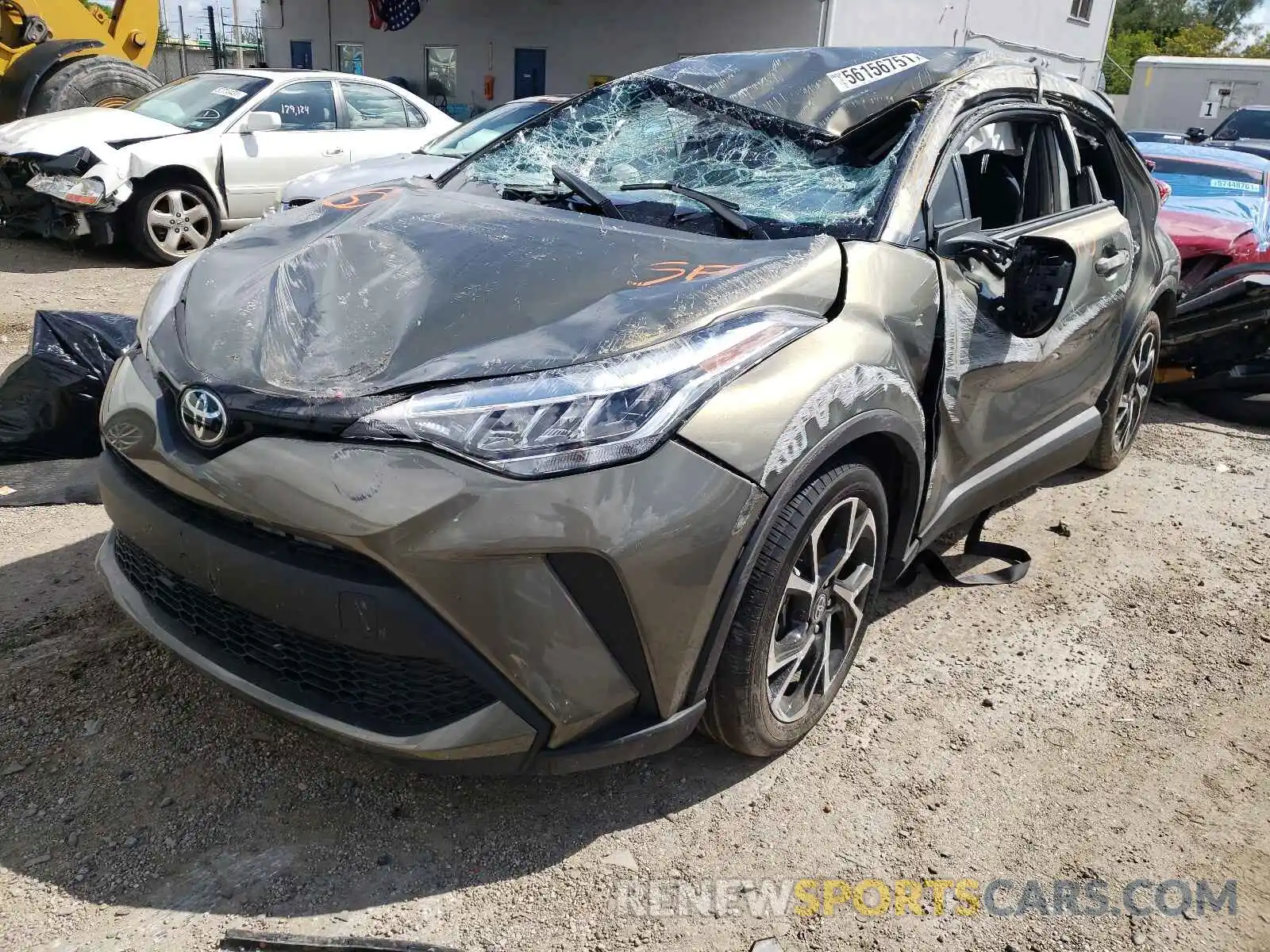 2 Photograph of a damaged car JTNKHMBX6M1107147 TOYOTA C-HR 2021