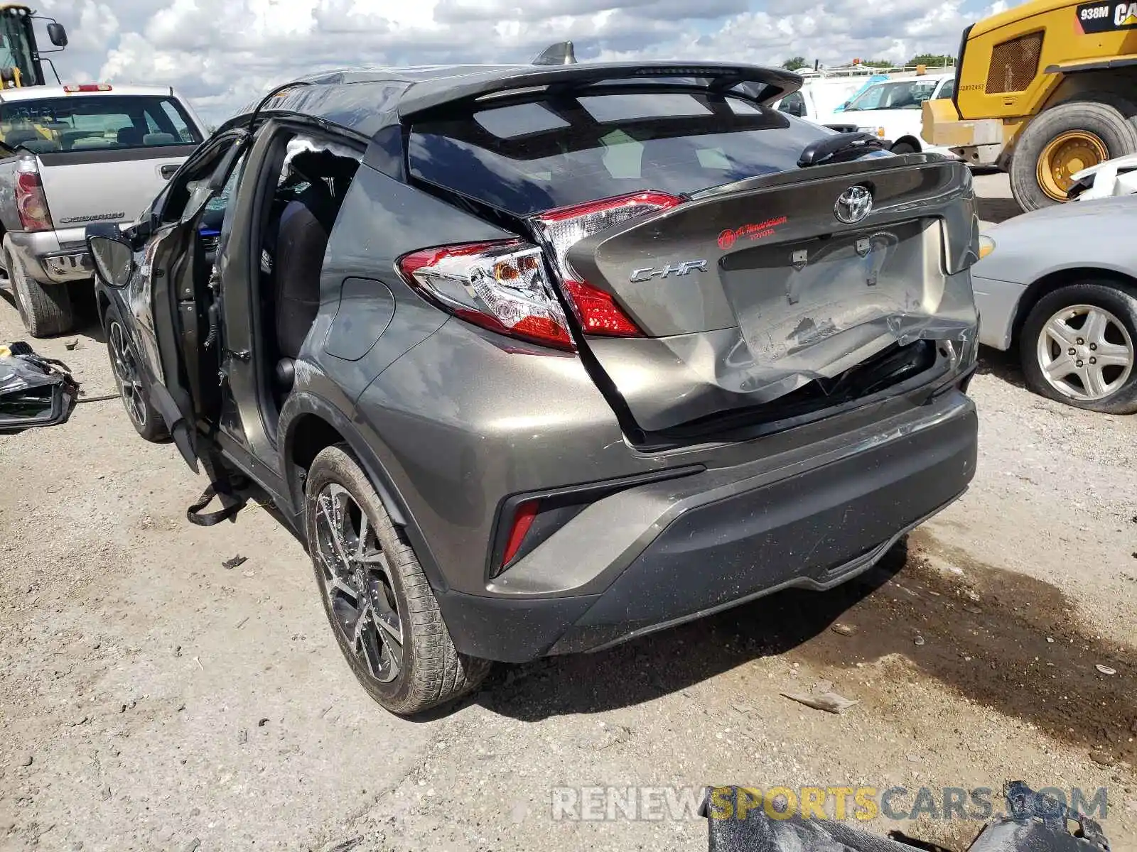 3 Photograph of a damaged car JTNKHMBX6M1107147 TOYOTA C-HR 2021