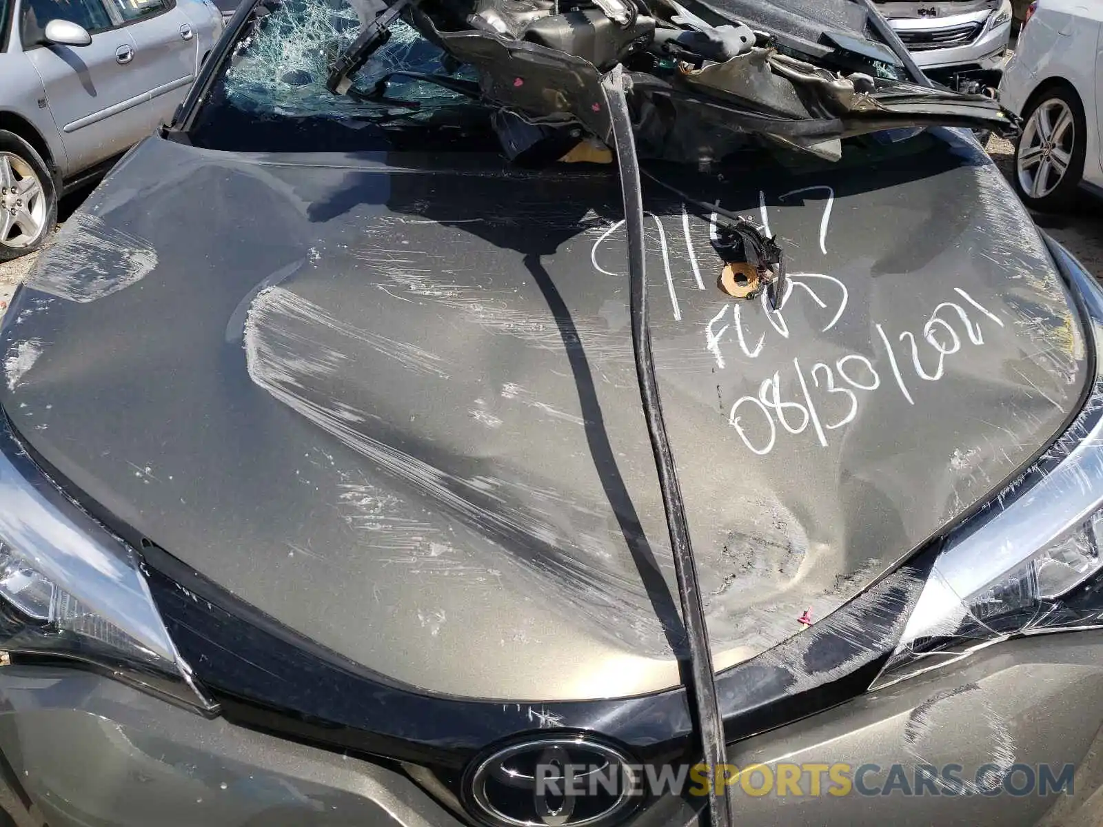 7 Photograph of a damaged car JTNKHMBX6M1107147 TOYOTA C-HR 2021