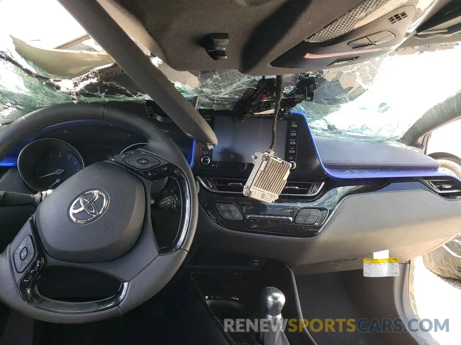 9 Photograph of a damaged car JTNKHMBX6M1107147 TOYOTA C-HR 2021