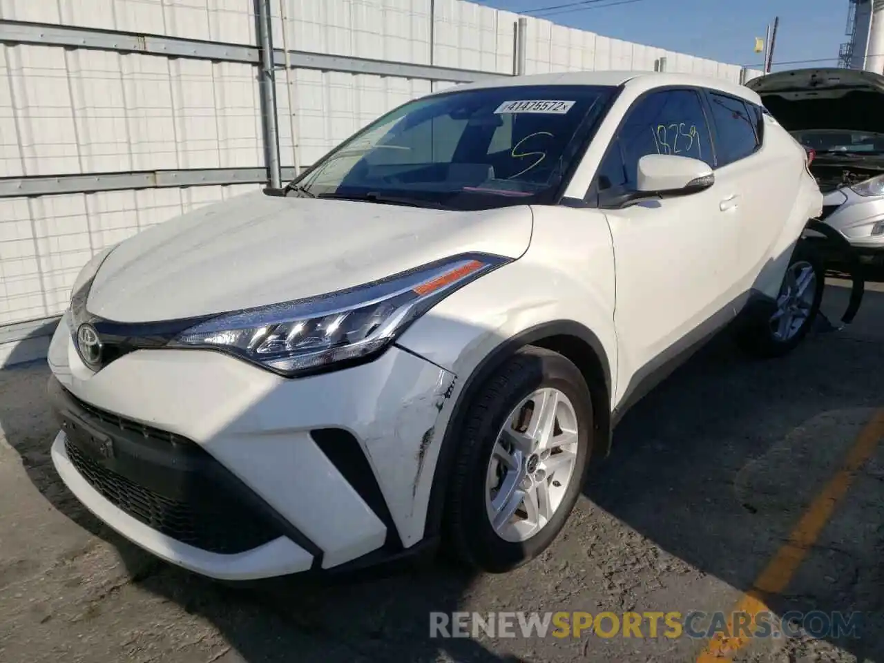 2 Photograph of a damaged car JTNKHMBX6M1107925 TOYOTA C-HR 2021