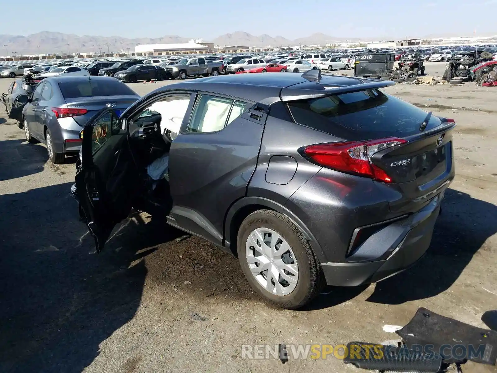 3 Photograph of a damaged car JTNKHMBX6M1109500 TOYOTA C-HR 2021