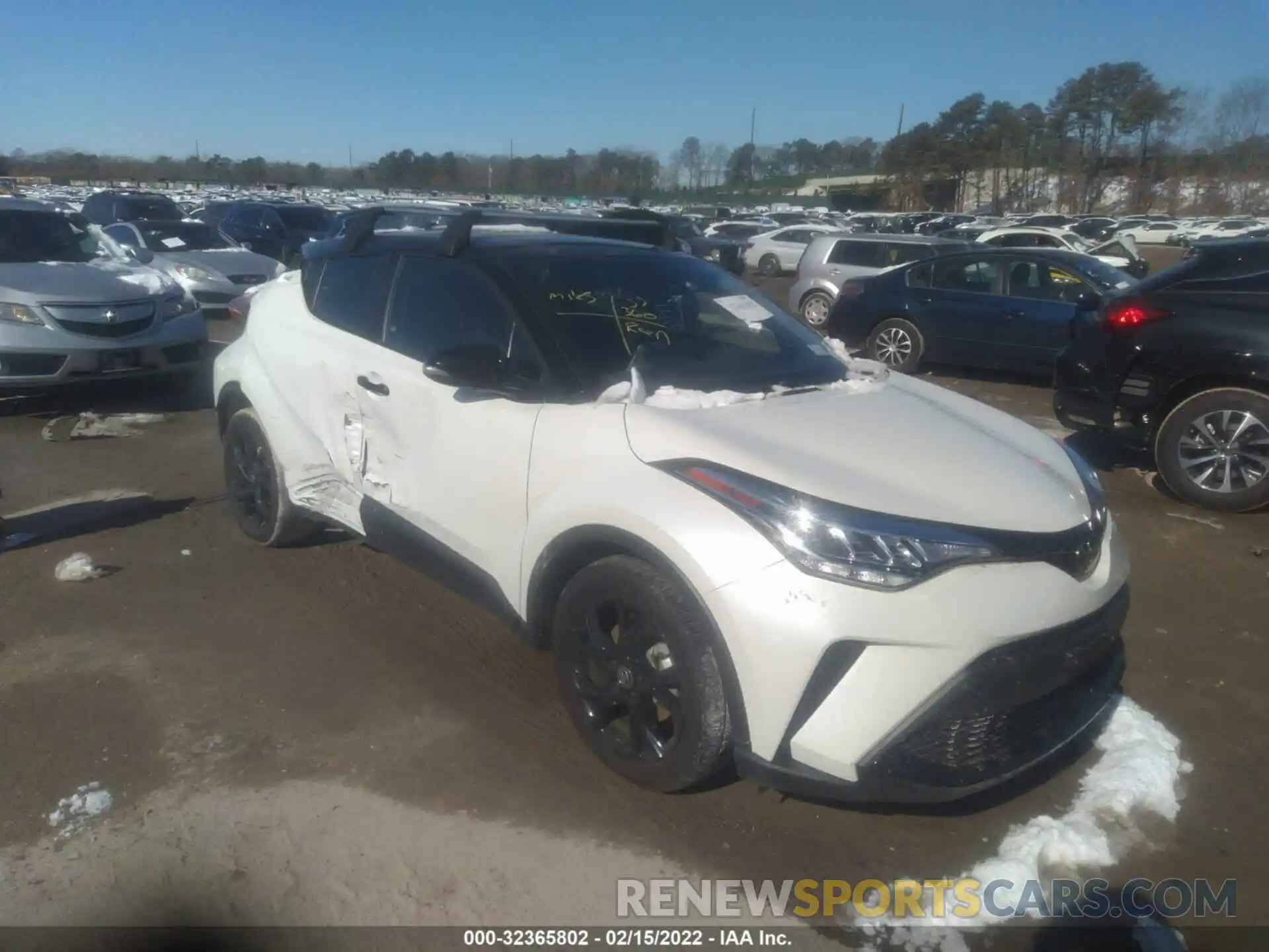 1 Photograph of a damaged car JTNKHMBX6M1109593 TOYOTA C-HR 2021