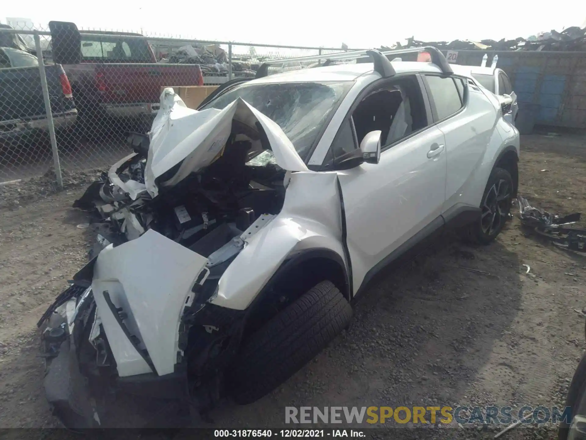 2 Photograph of a damaged car JTNKHMBX6M1110369 TOYOTA C-HR 2021