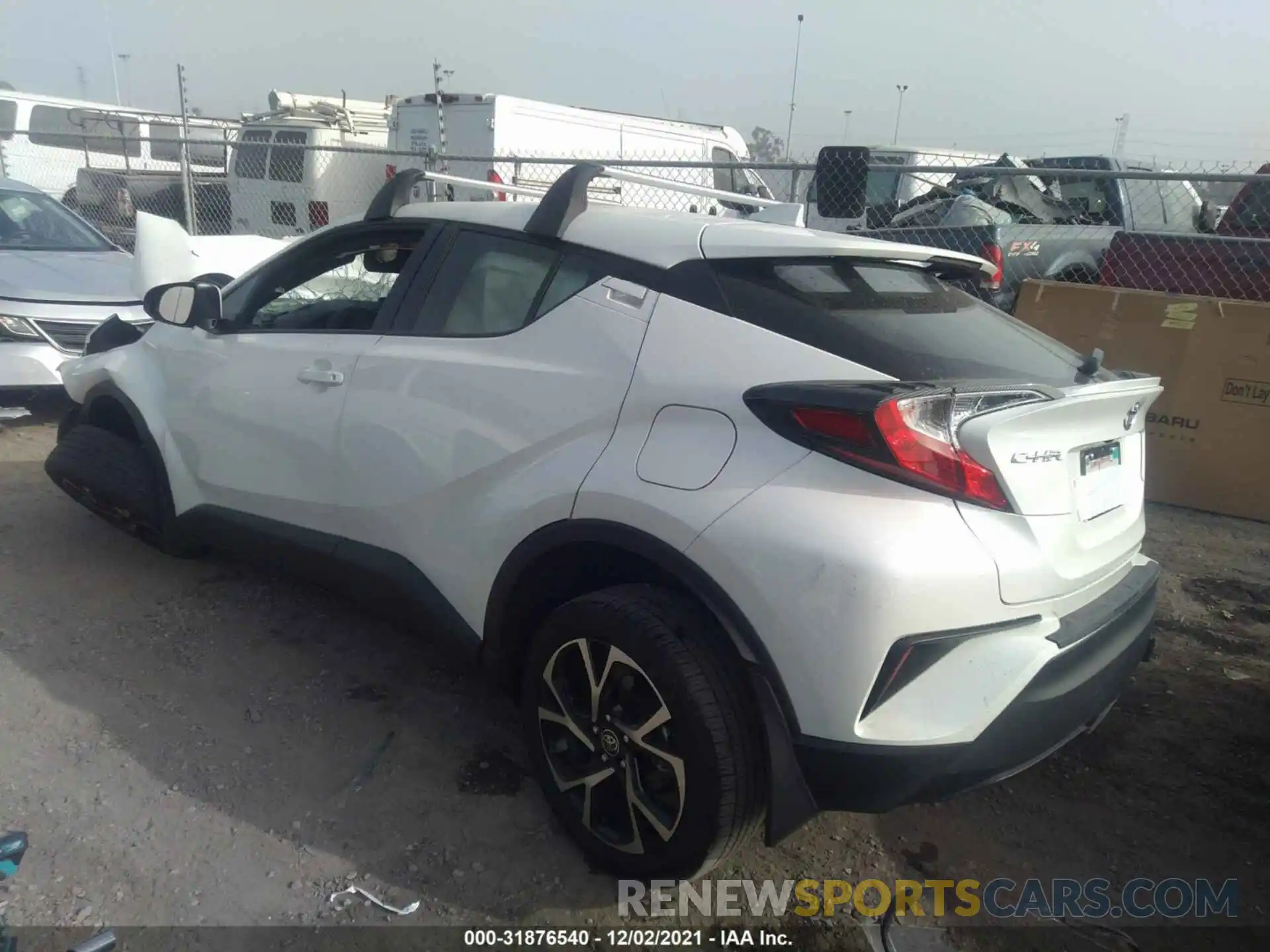 3 Photograph of a damaged car JTNKHMBX6M1110369 TOYOTA C-HR 2021