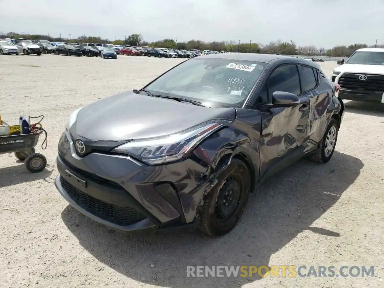 2 Photograph of a damaged car JTNKHMBX6M1110534 TOYOTA C-HR 2021