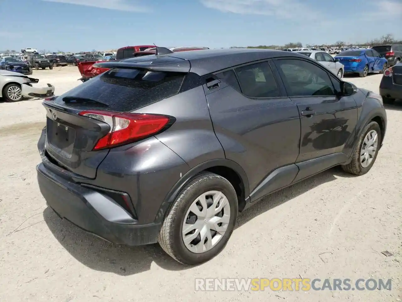 4 Photograph of a damaged car JTNKHMBX6M1110534 TOYOTA C-HR 2021