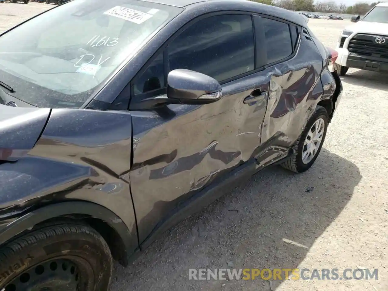 9 Photograph of a damaged car JTNKHMBX6M1110534 TOYOTA C-HR 2021