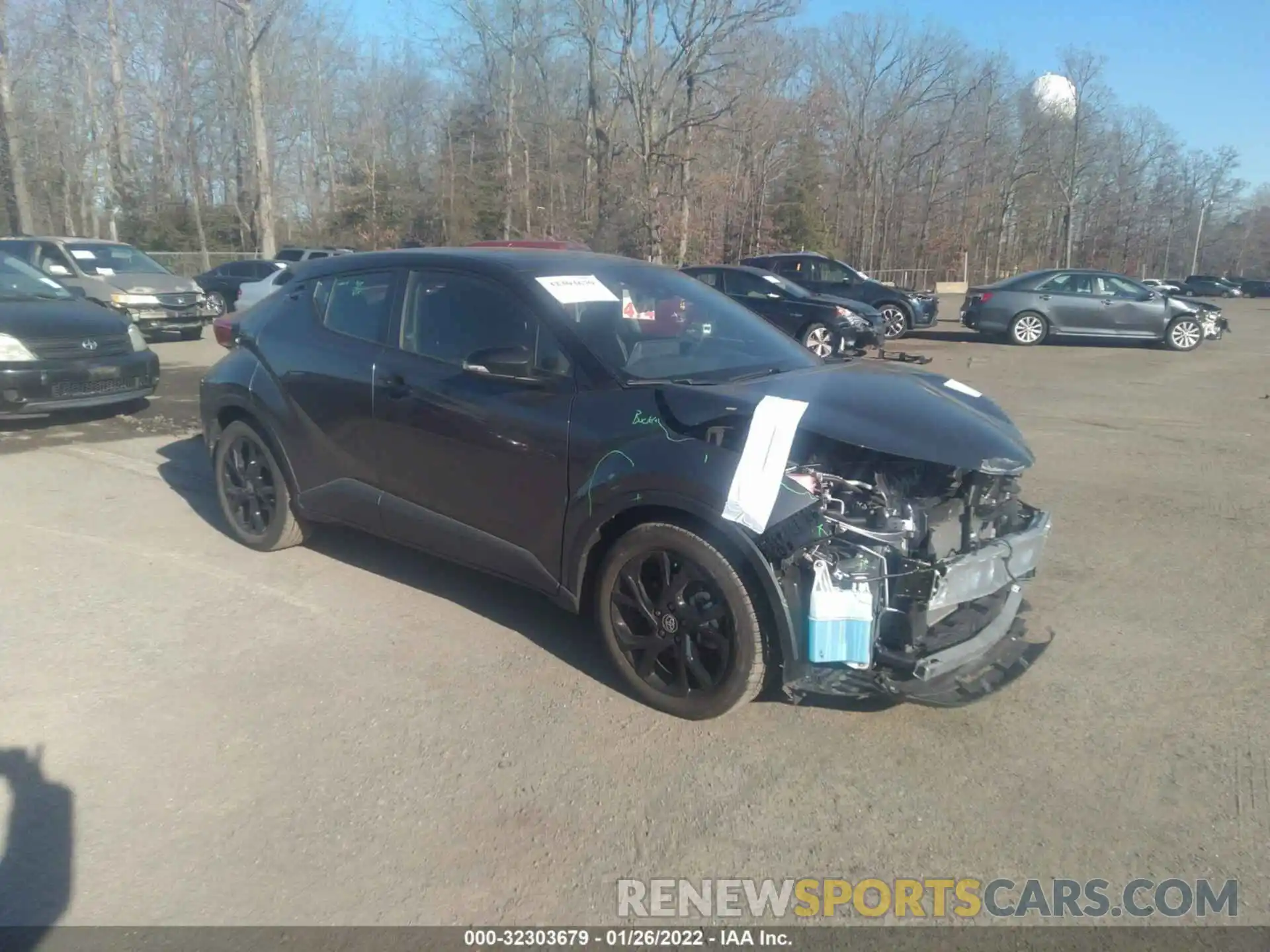 1 Photograph of a damaged car JTNKHMBX6M1111912 TOYOTA C-HR 2021