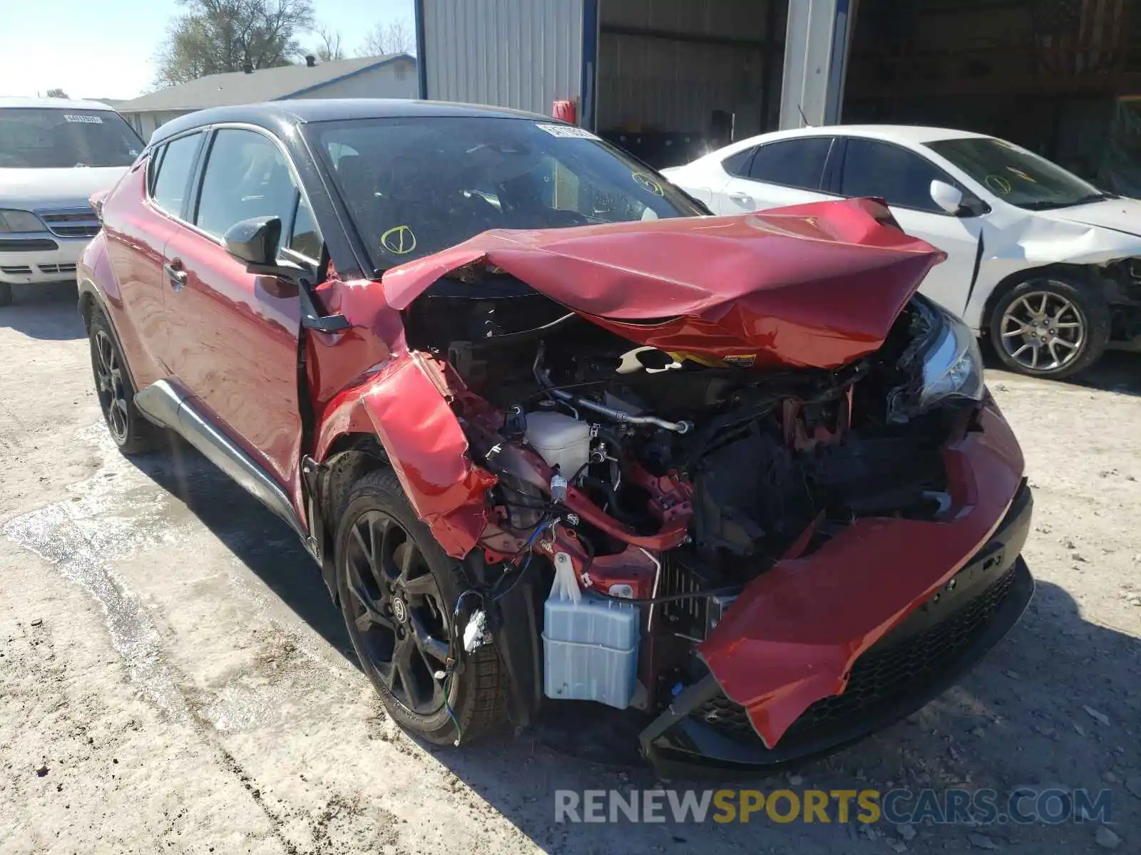 1 Photograph of a damaged car JTNKHMBX6M1112946 TOYOTA C-HR 2021