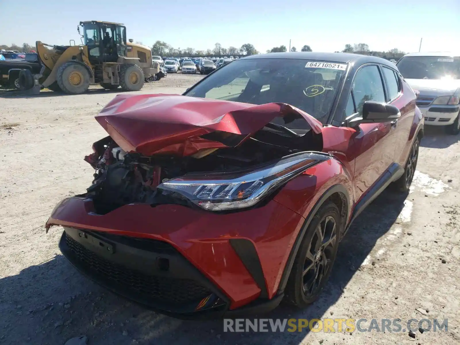 2 Photograph of a damaged car JTNKHMBX6M1112946 TOYOTA C-HR 2021