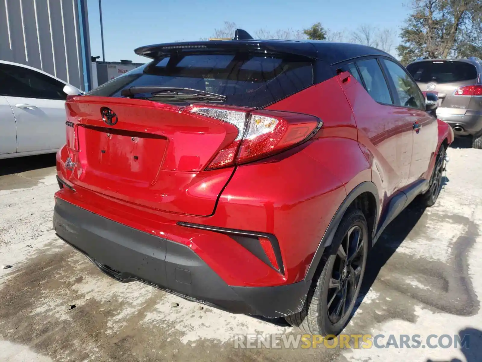 4 Photograph of a damaged car JTNKHMBX6M1112946 TOYOTA C-HR 2021