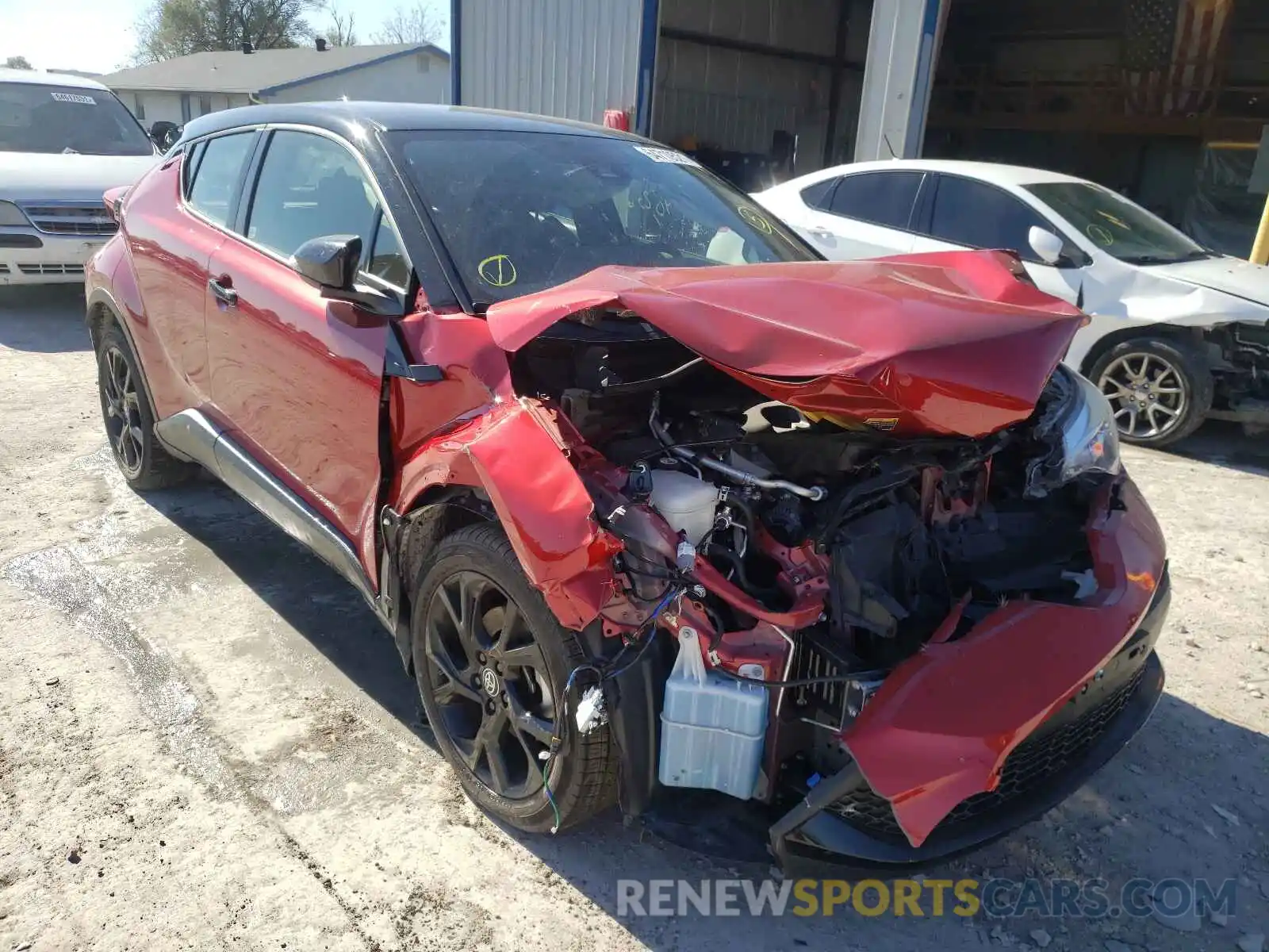 9 Photograph of a damaged car JTNKHMBX6M1112946 TOYOTA C-HR 2021