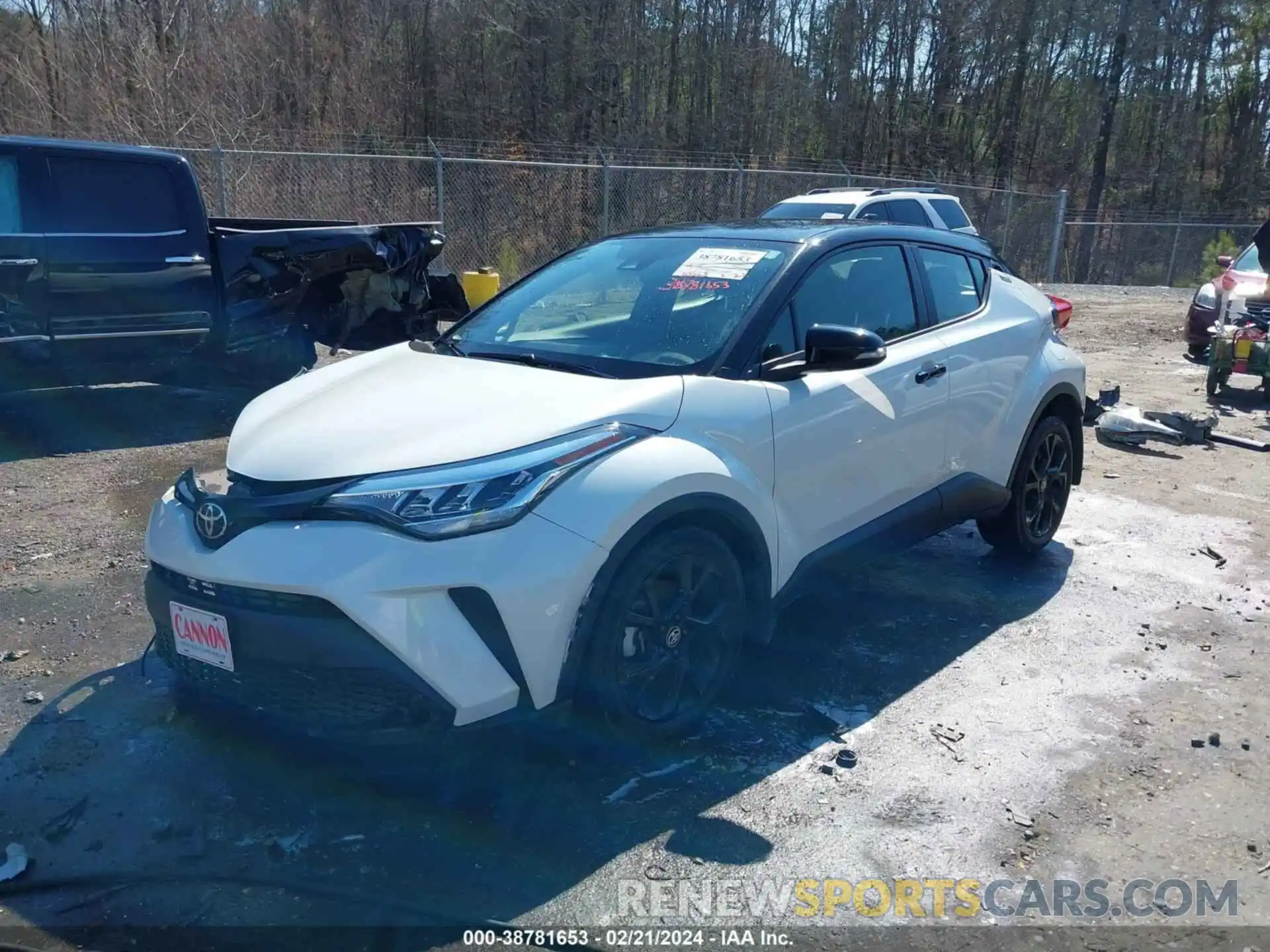 2 Photograph of a damaged car JTNKHMBX6M1113496 TOYOTA C-HR 2021