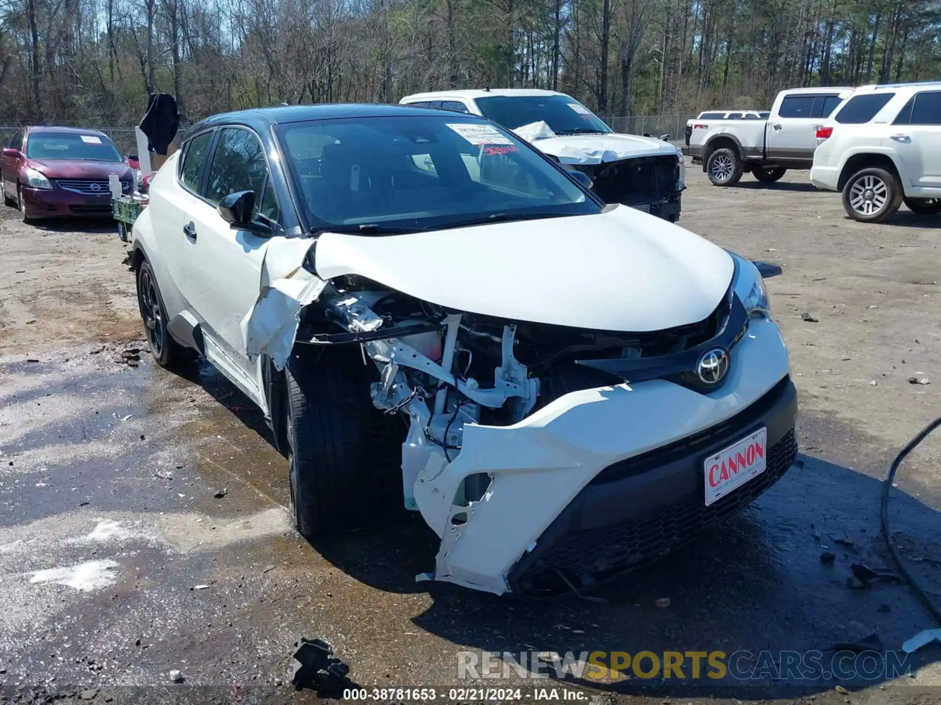 6 Photograph of a damaged car JTNKHMBX6M1113496 TOYOTA C-HR 2021