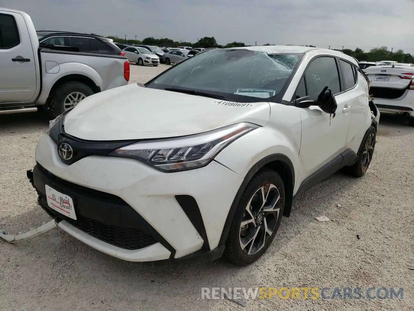 2 Photograph of a damaged car JTNKHMBX6M1114454 TOYOTA C-HR 2021