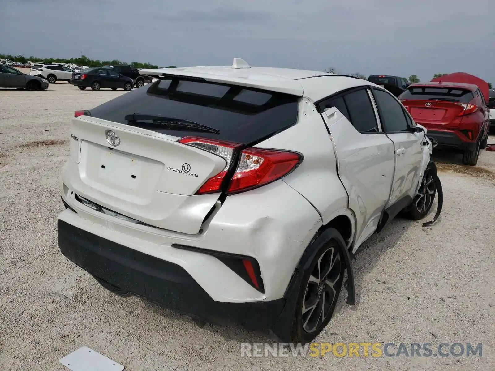 4 Photograph of a damaged car JTNKHMBX6M1114454 TOYOTA C-HR 2021