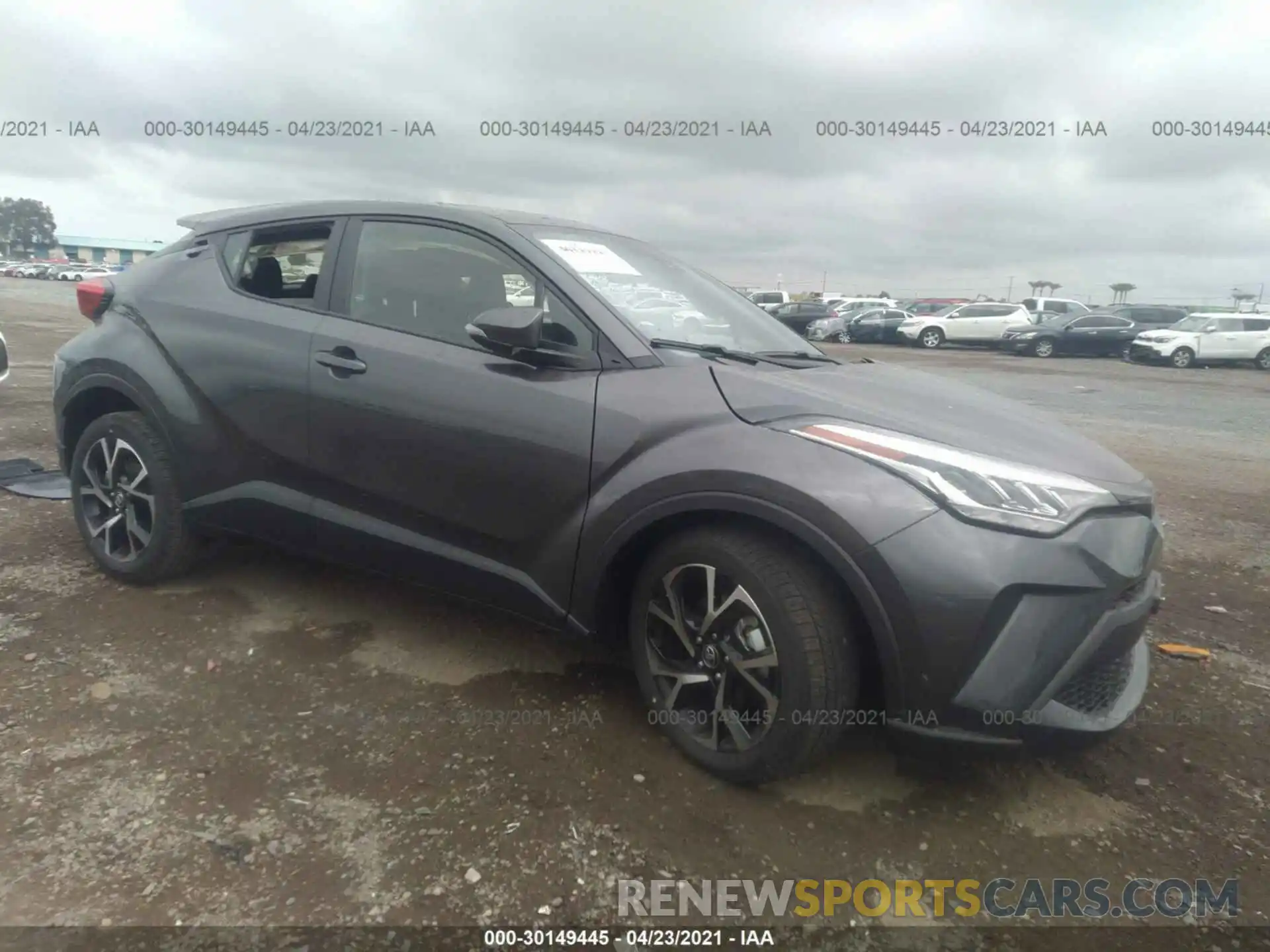 1 Photograph of a damaged car JTNKHMBX6M1115796 TOYOTA C-HR 2021