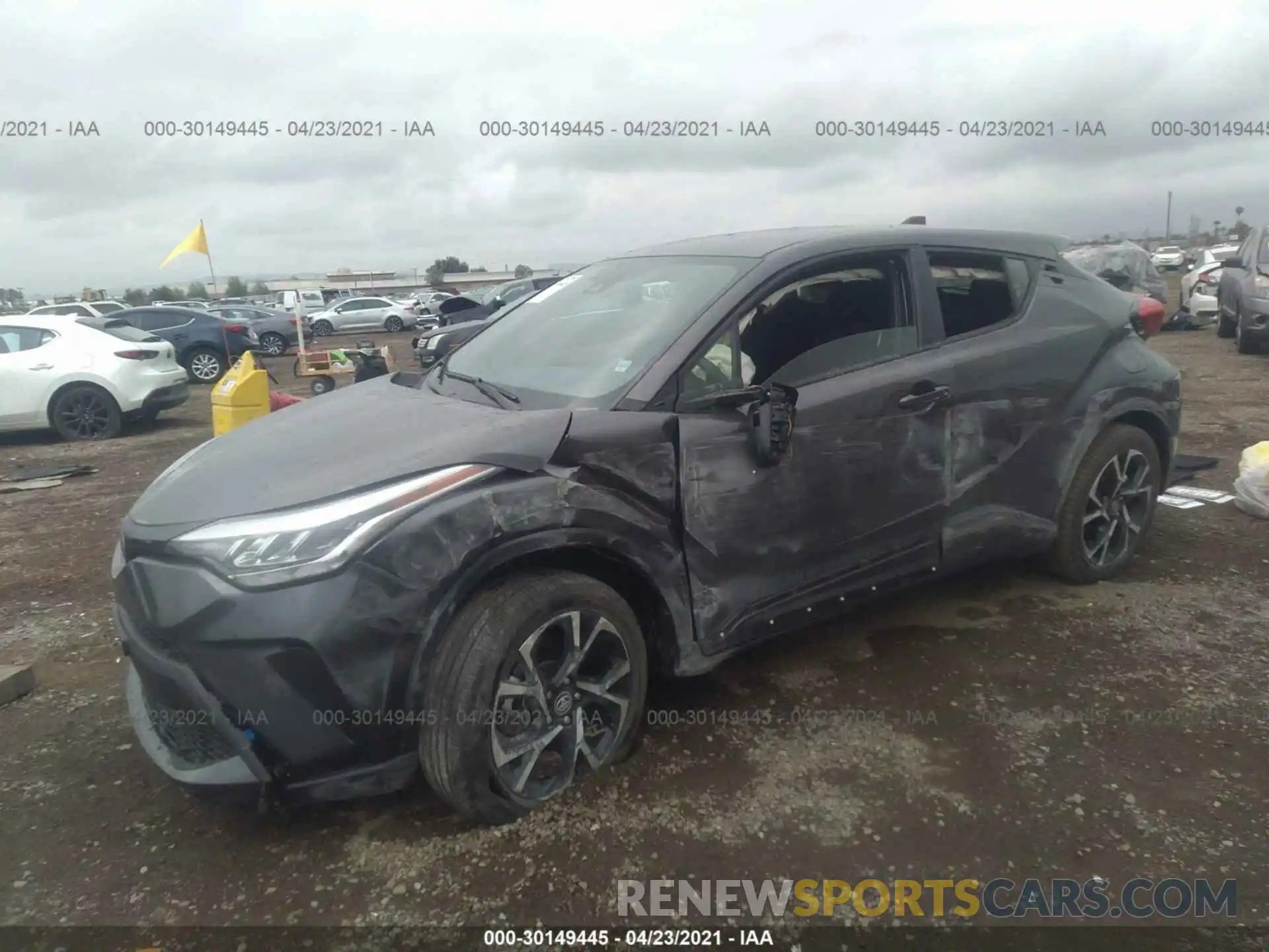 2 Photograph of a damaged car JTNKHMBX6M1115796 TOYOTA C-HR 2021