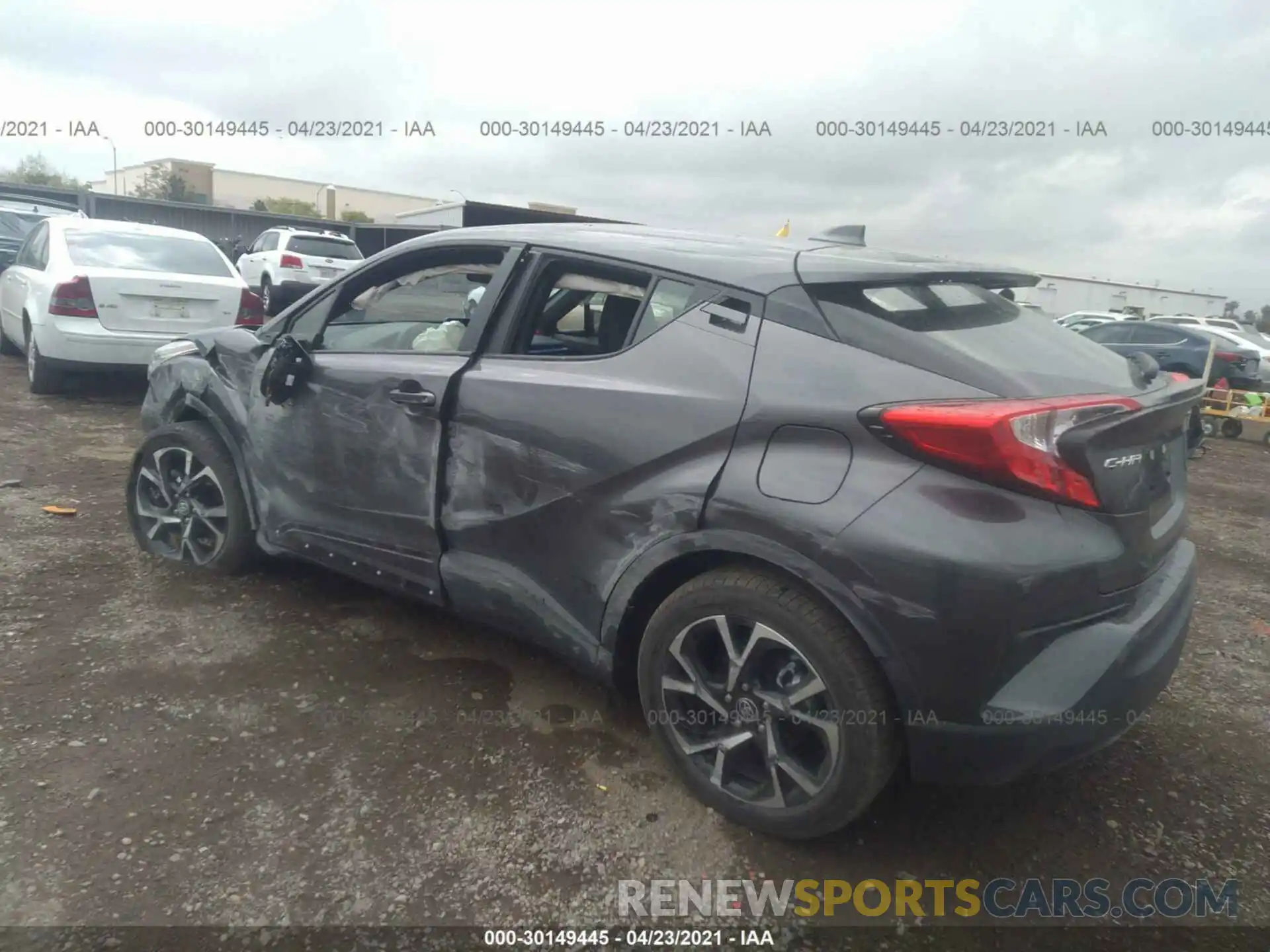 3 Photograph of a damaged car JTNKHMBX6M1115796 TOYOTA C-HR 2021