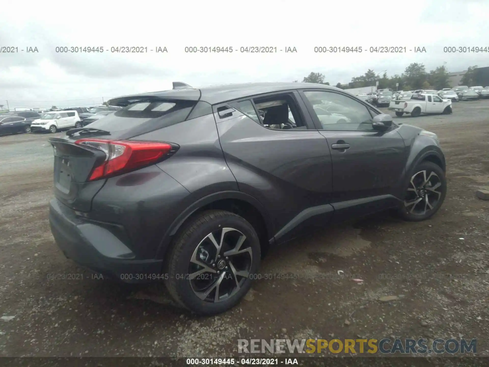 4 Photograph of a damaged car JTNKHMBX6M1115796 TOYOTA C-HR 2021