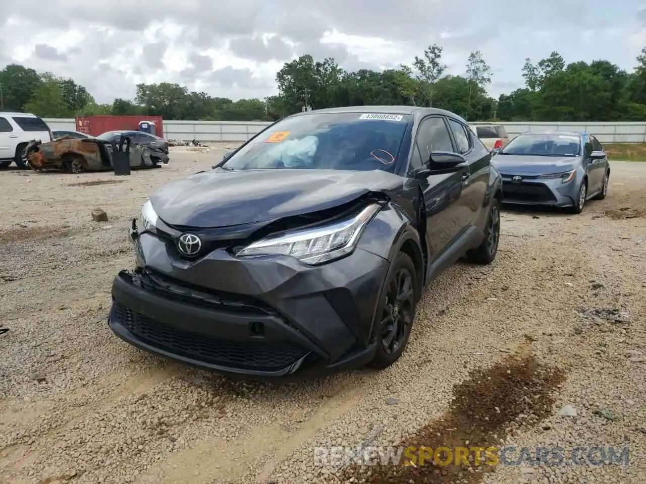 2 Photograph of a damaged car JTNKHMBX6M1118729 TOYOTA C-HR 2021