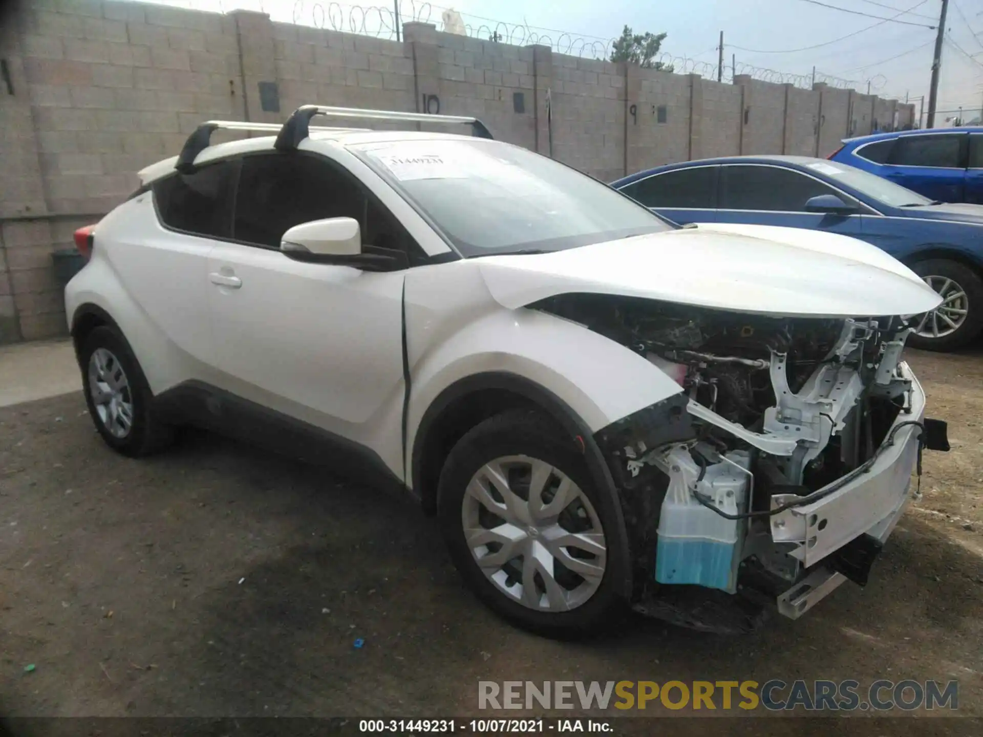 1 Photograph of a damaged car JTNKHMBX6M1120335 TOYOTA C-HR 2021