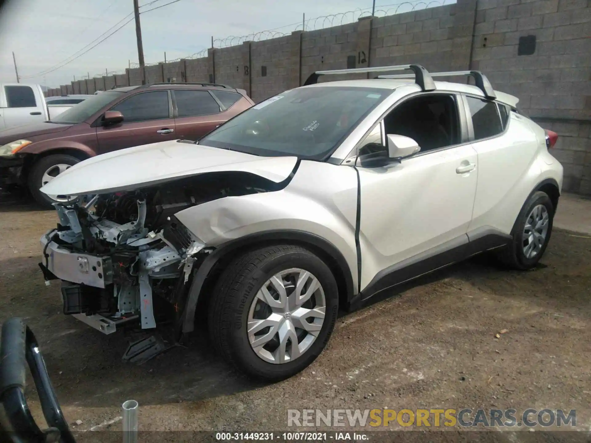 2 Photograph of a damaged car JTNKHMBX6M1120335 TOYOTA C-HR 2021