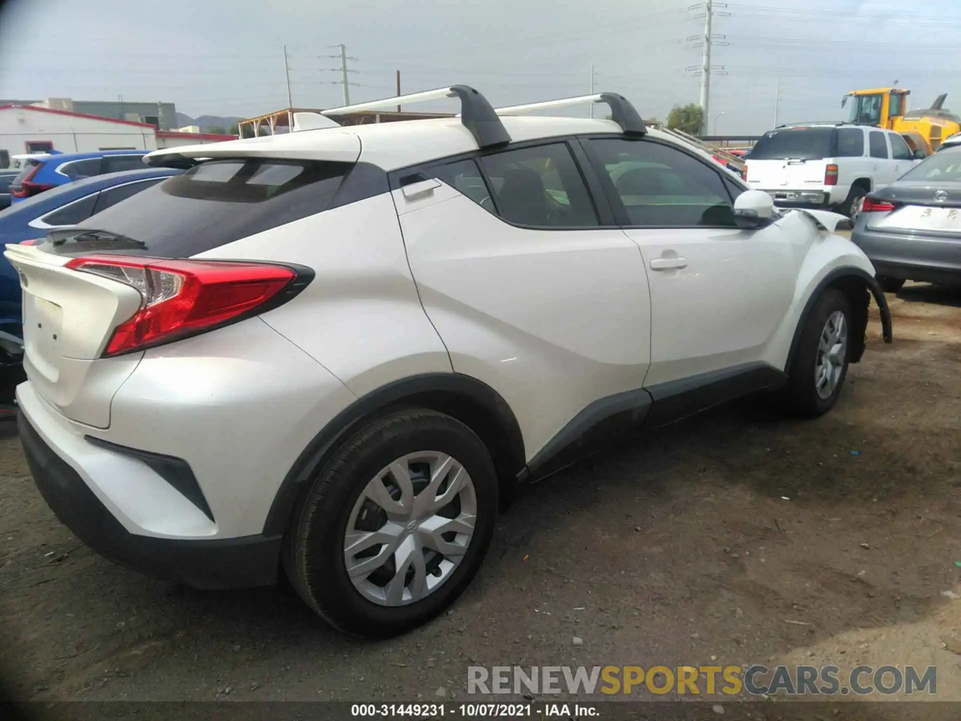 4 Photograph of a damaged car JTNKHMBX6M1120335 TOYOTA C-HR 2021