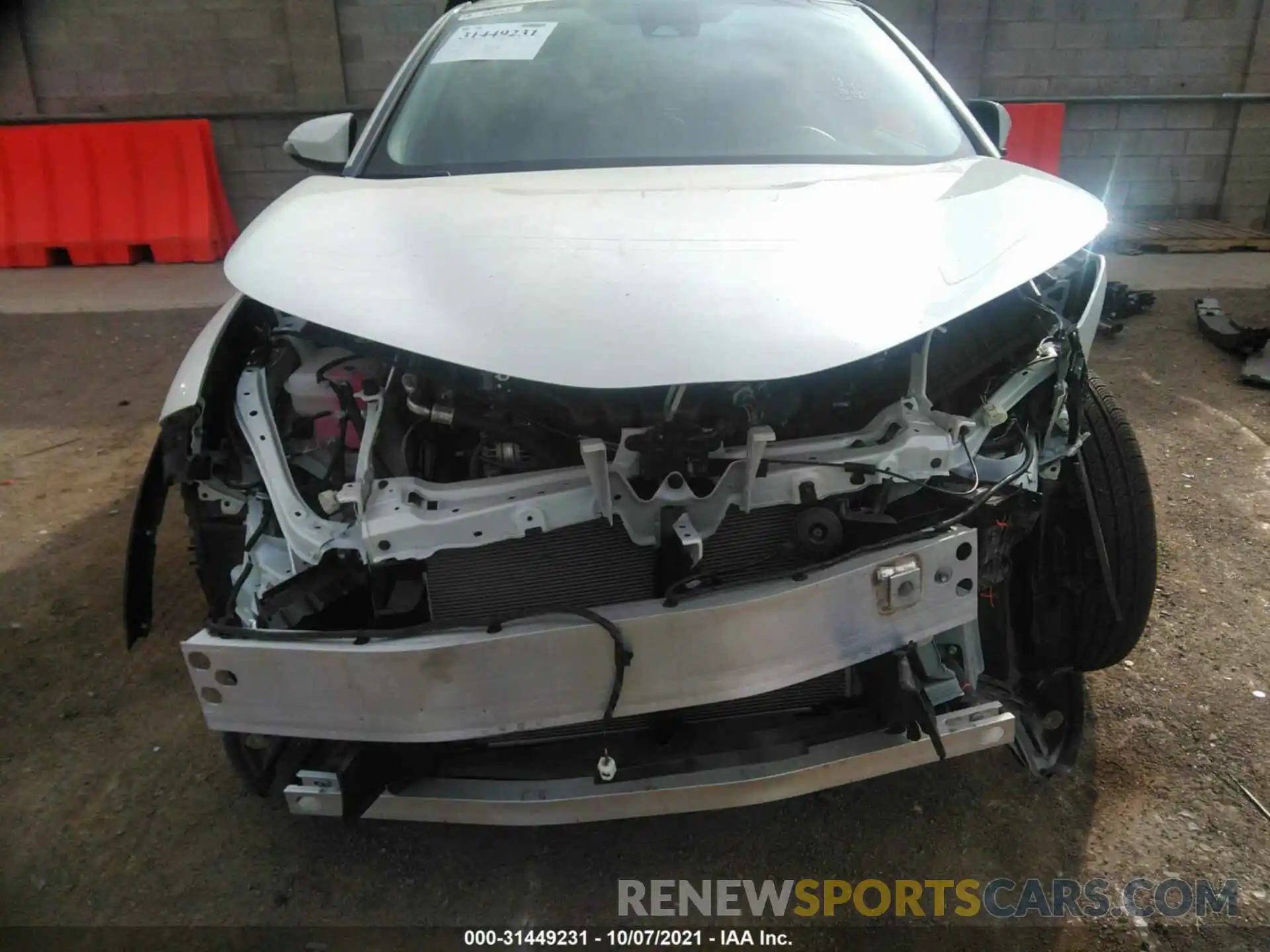 6 Photograph of a damaged car JTNKHMBX6M1120335 TOYOTA C-HR 2021