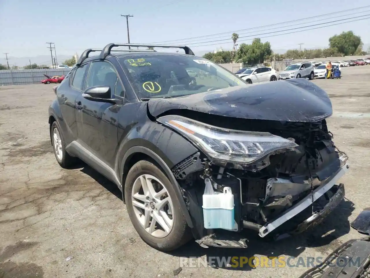 1 Photograph of a damaged car JTNKHMBX6M1122330 TOYOTA C-HR 2021