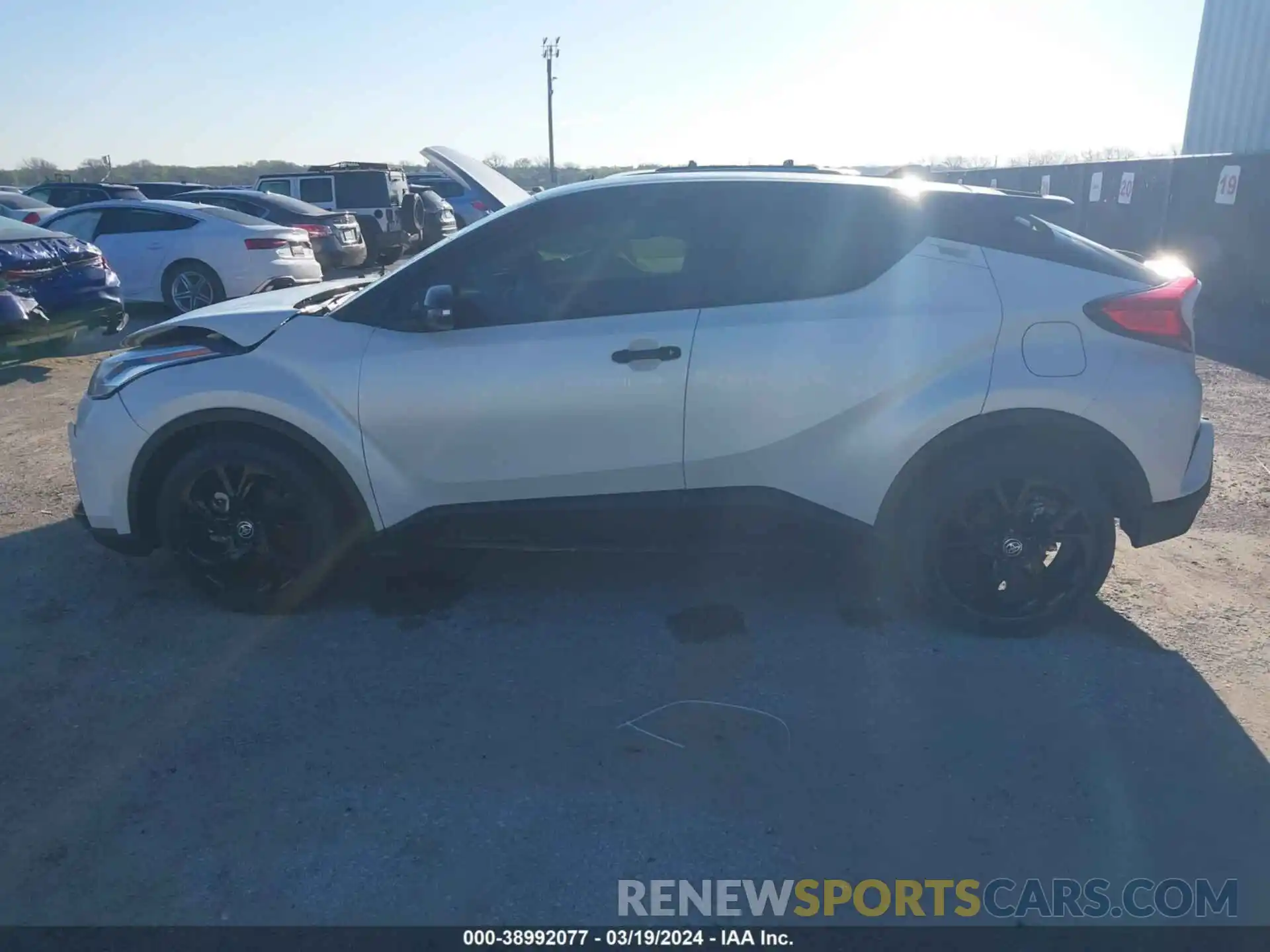 14 Photograph of a damaged car JTNKHMBX6M1122392 TOYOTA C-HR 2021