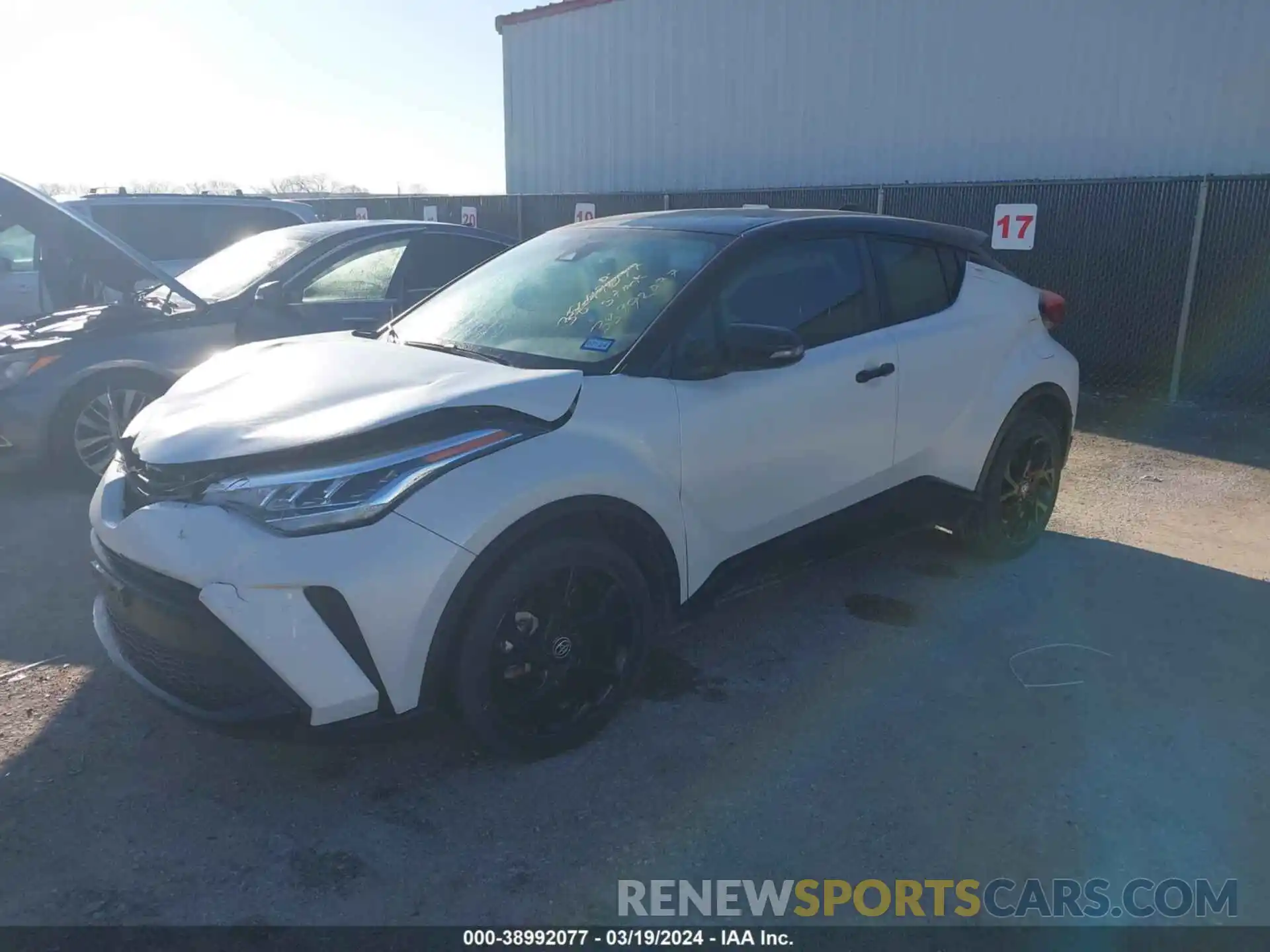 2 Photograph of a damaged car JTNKHMBX6M1122392 TOYOTA C-HR 2021