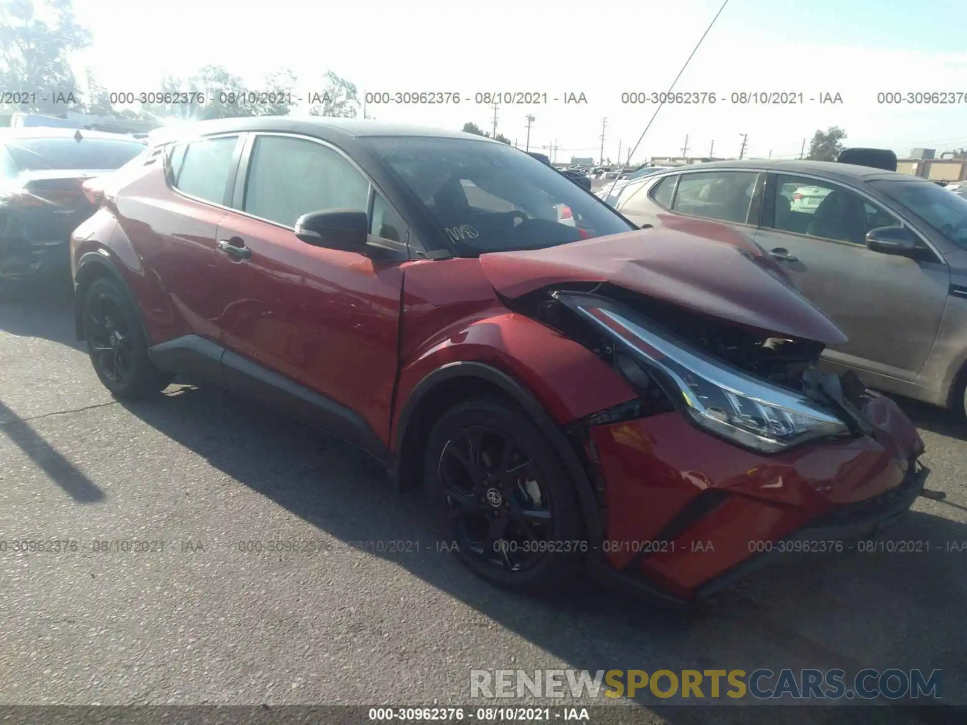 1 Photograph of a damaged car JTNKHMBX6M1123655 TOYOTA C-HR 2021