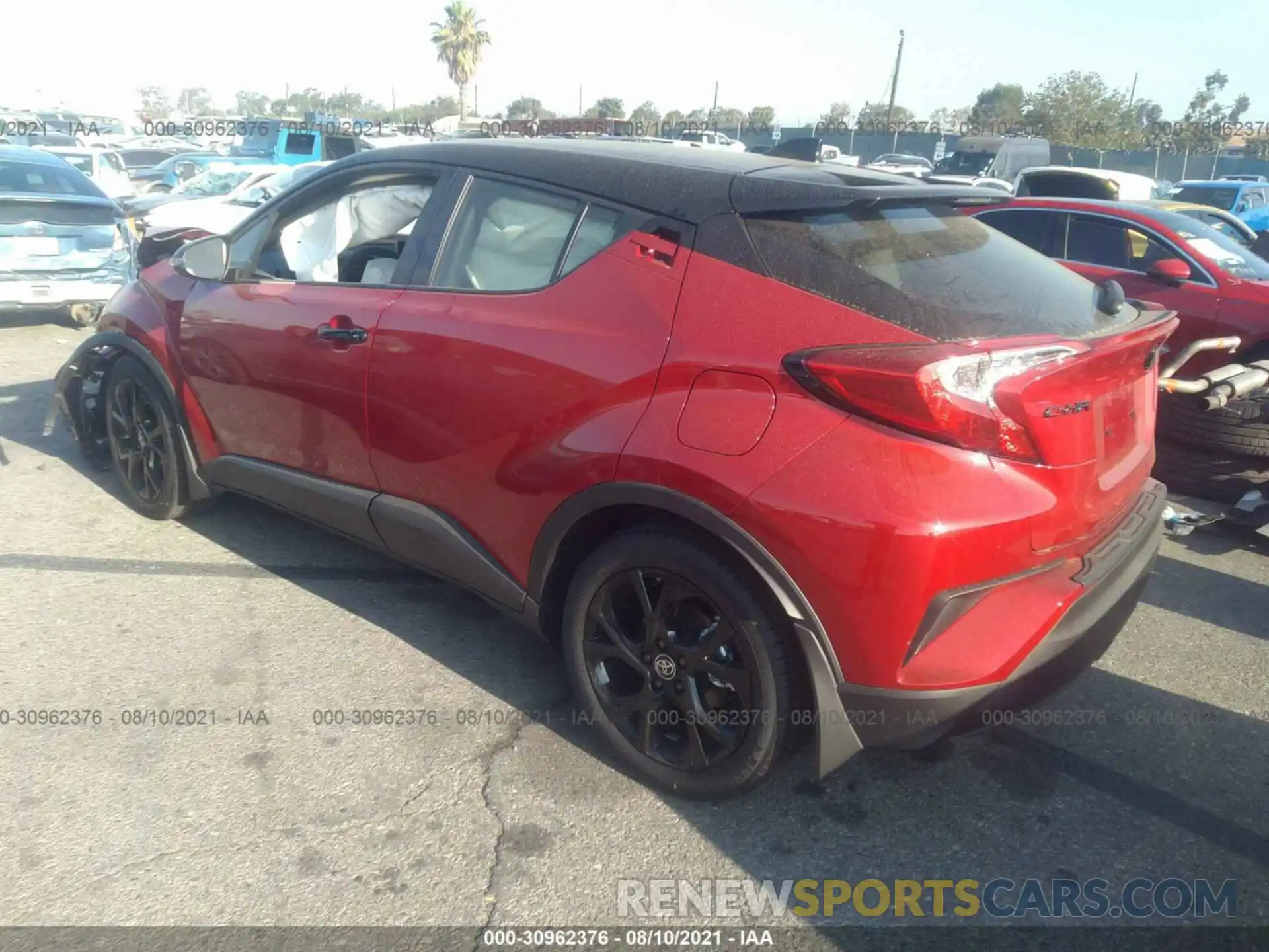 3 Photograph of a damaged car JTNKHMBX6M1123655 TOYOTA C-HR 2021