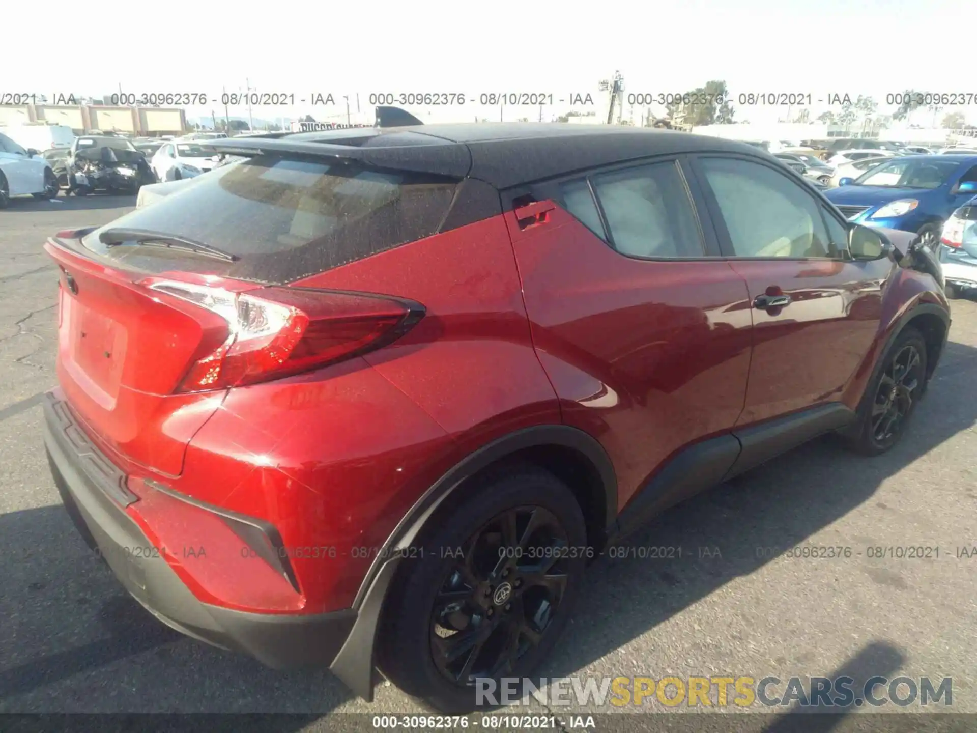 4 Фотография поврежденного автомобиля JTNKHMBX6M1123655 TOYOTA C-HR 2021