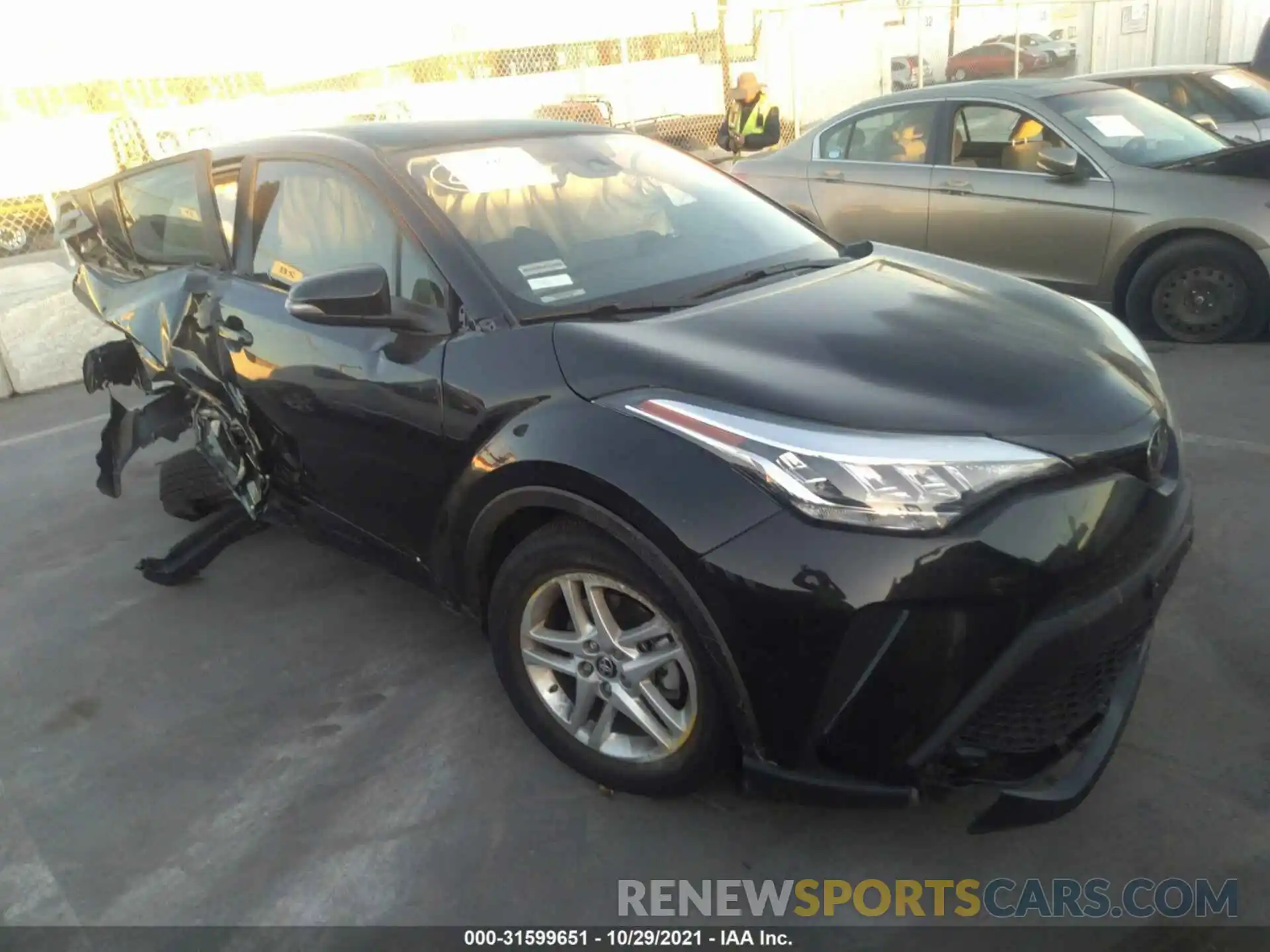 1 Photograph of a damaged car JTNKHMBX7M1094702 TOYOTA C-HR 2021