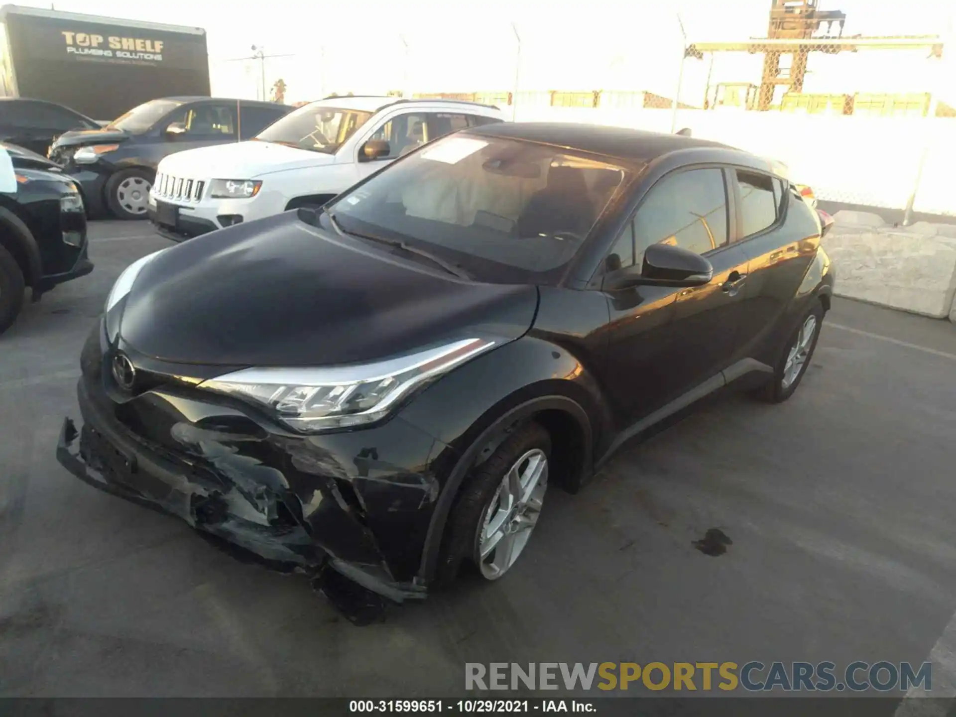 2 Photograph of a damaged car JTNKHMBX7M1094702 TOYOTA C-HR 2021