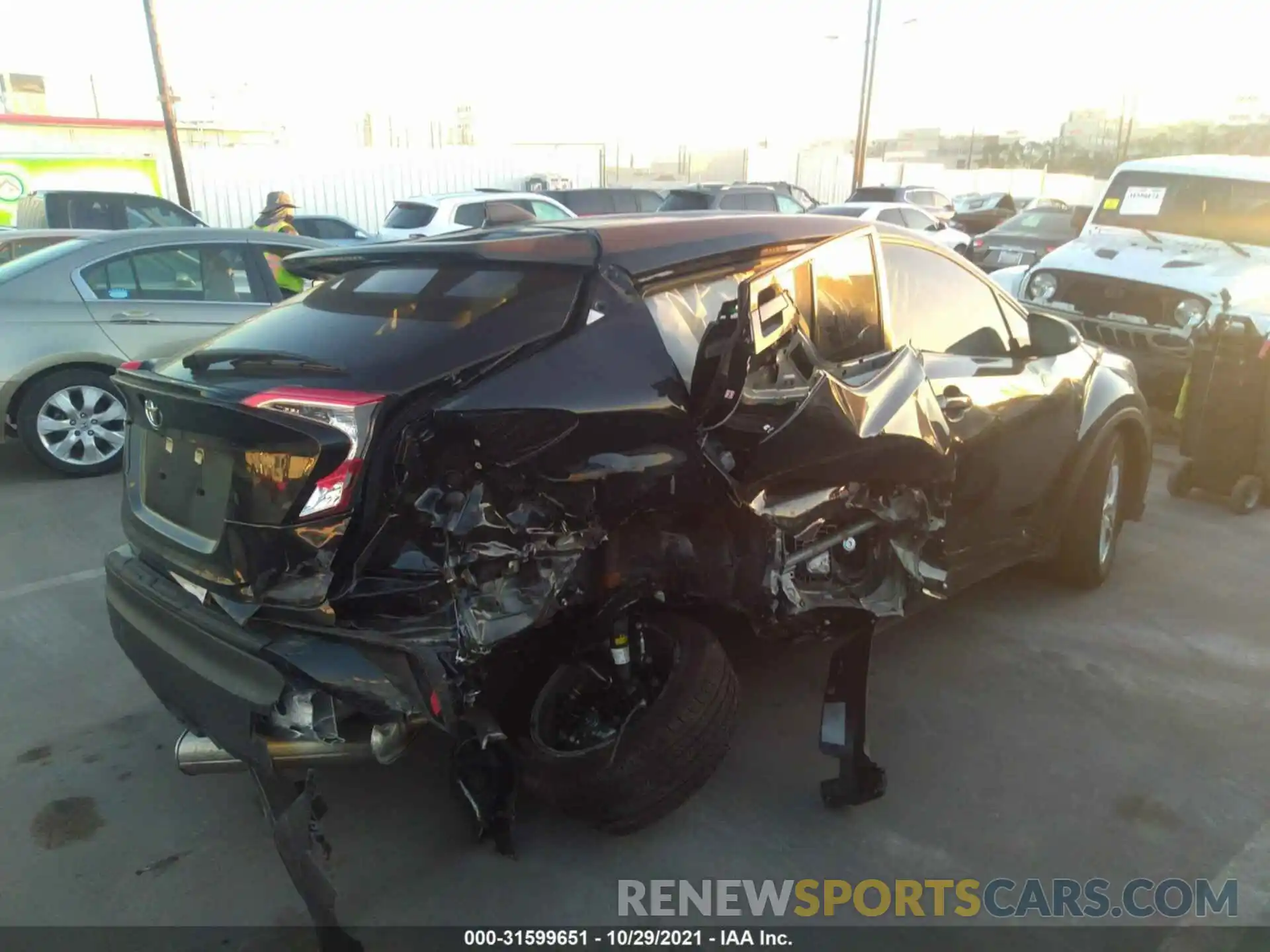 4 Photograph of a damaged car JTNKHMBX7M1094702 TOYOTA C-HR 2021