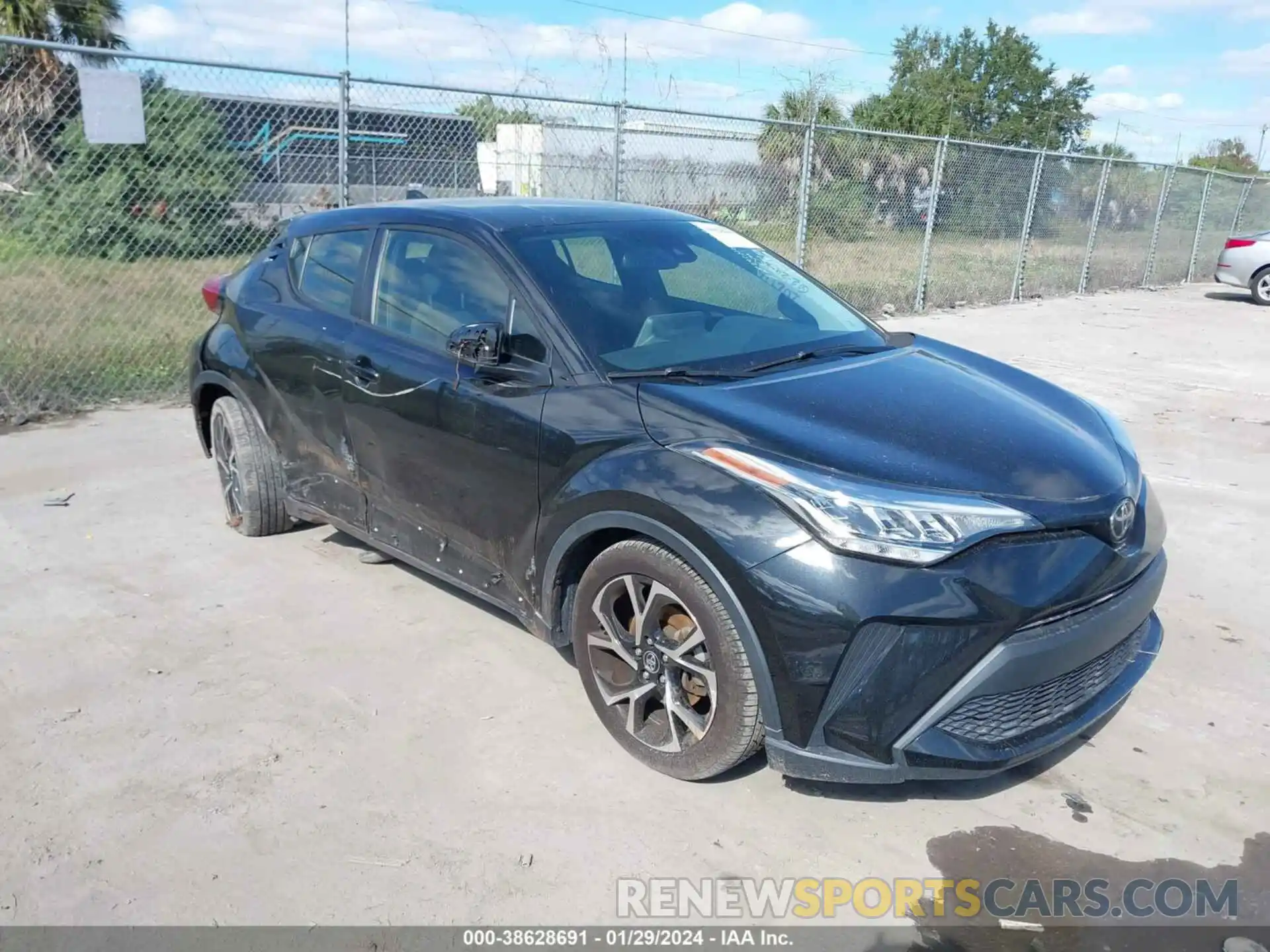 1 Photograph of a damaged car JTNKHMBX7M1095798 TOYOTA C-HR 2021