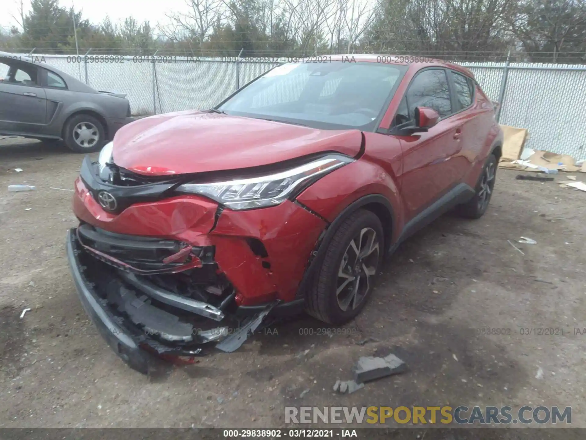 2 Photograph of a damaged car JTNKHMBX7M1098071 TOYOTA C-HR 2021