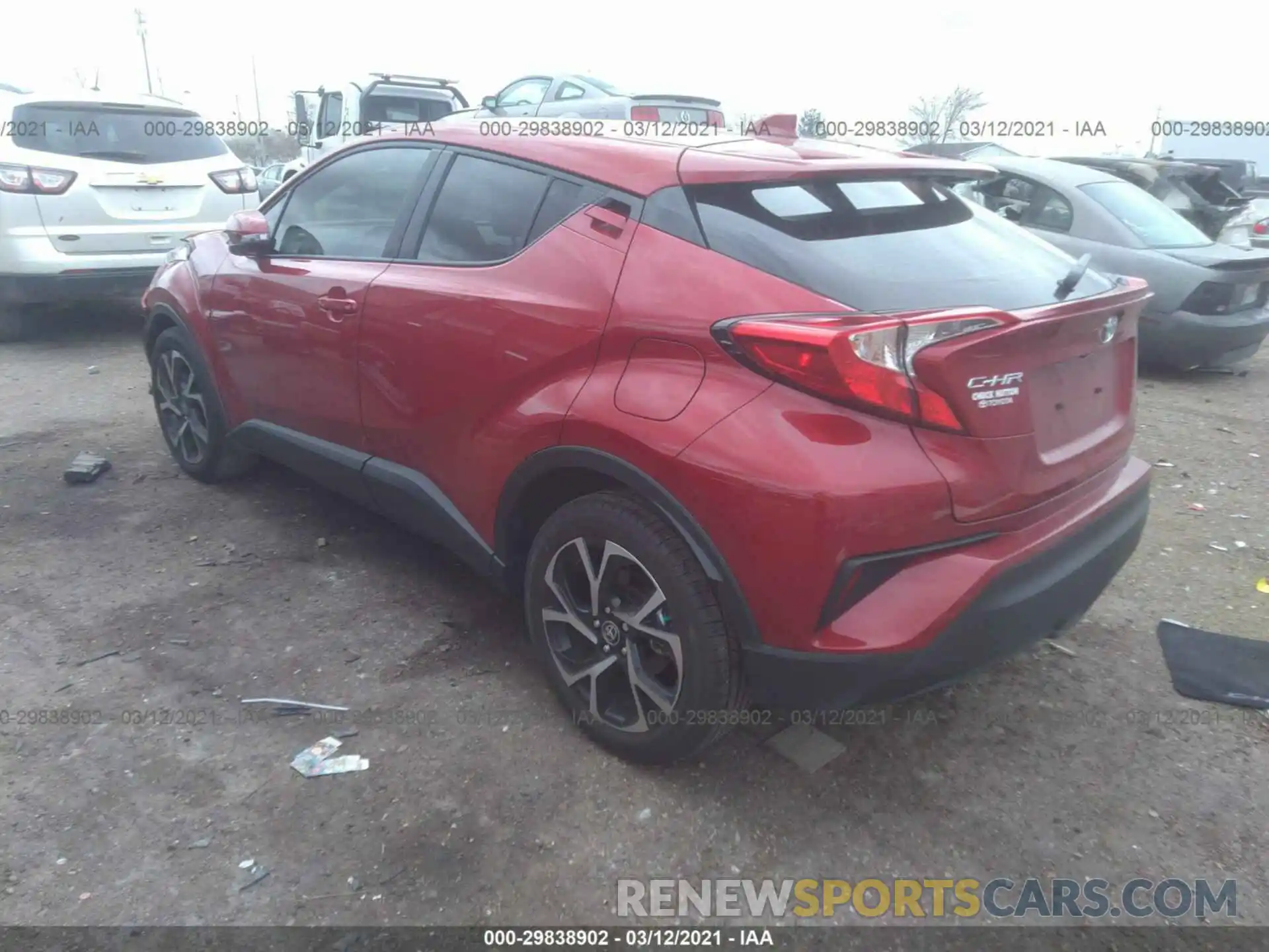 3 Photograph of a damaged car JTNKHMBX7M1098071 TOYOTA C-HR 2021