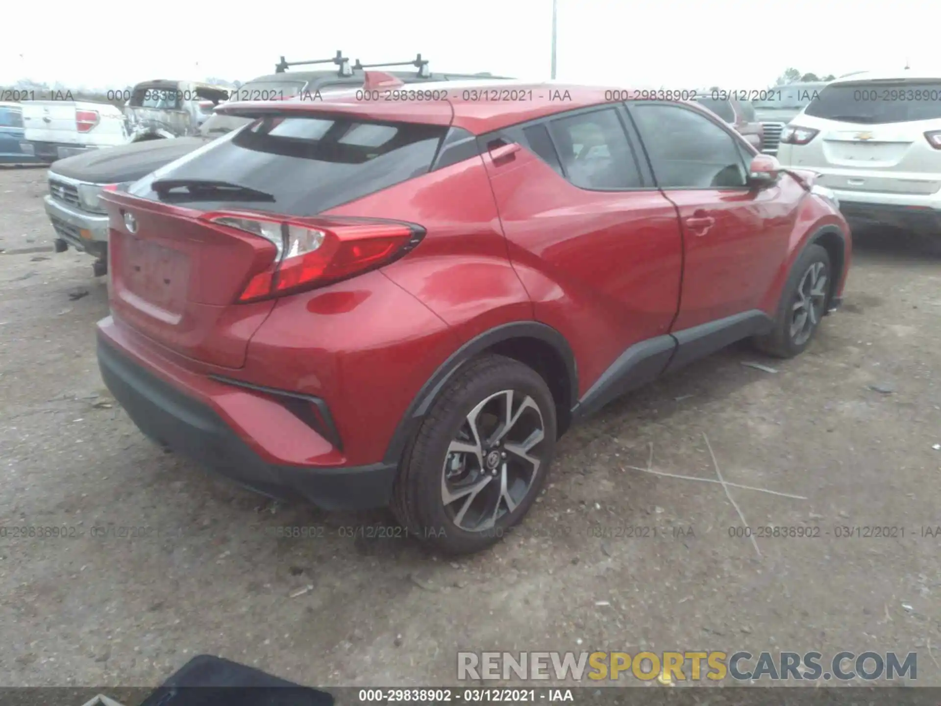 4 Photograph of a damaged car JTNKHMBX7M1098071 TOYOTA C-HR 2021