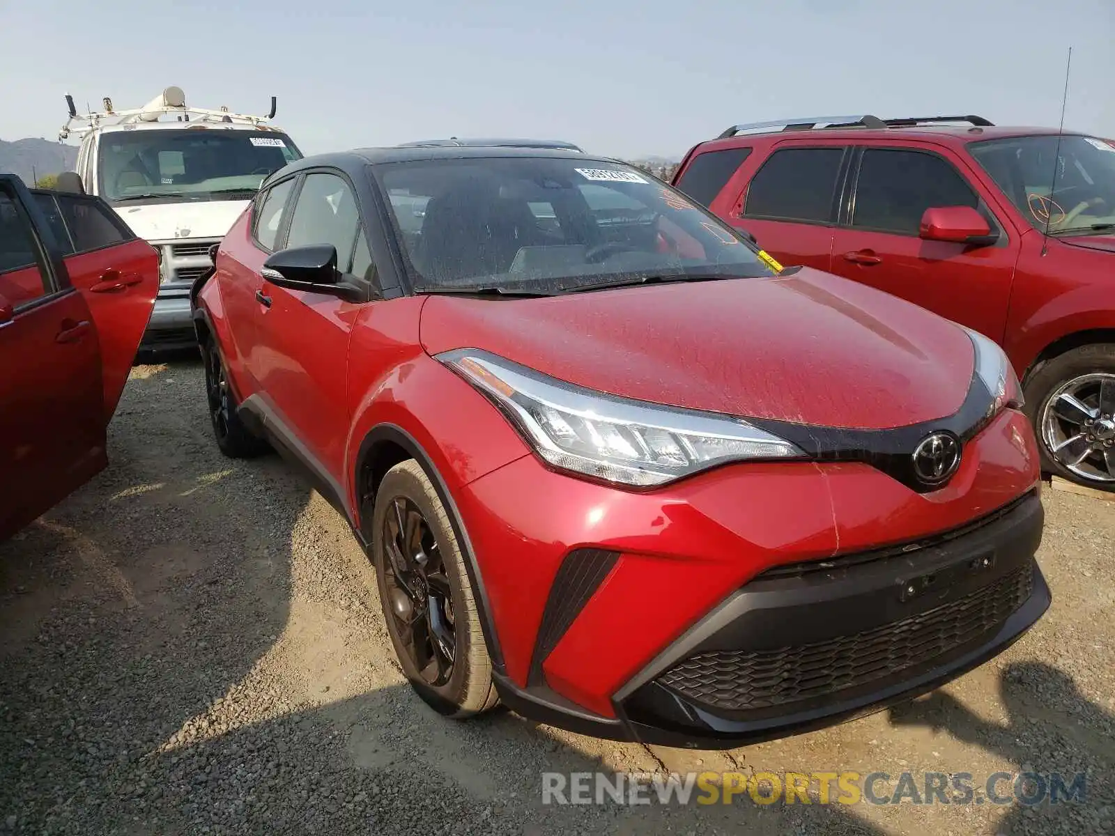 1 Photograph of a damaged car JTNKHMBX7M1098703 TOYOTA C-HR 2021