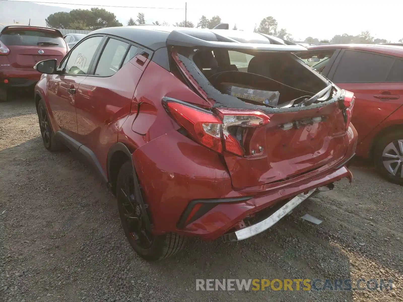 3 Photograph of a damaged car JTNKHMBX7M1098703 TOYOTA C-HR 2021