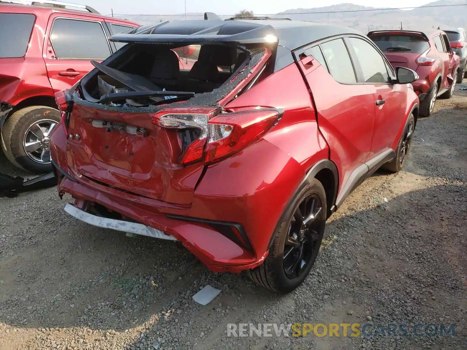 4 Photograph of a damaged car JTNKHMBX7M1098703 TOYOTA C-HR 2021