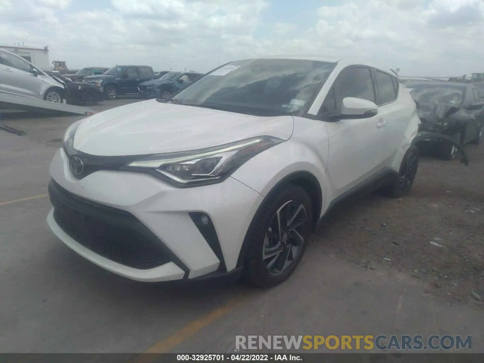 2 Photograph of a damaged car JTNKHMBX7M1103625 TOYOTA C-HR 2021